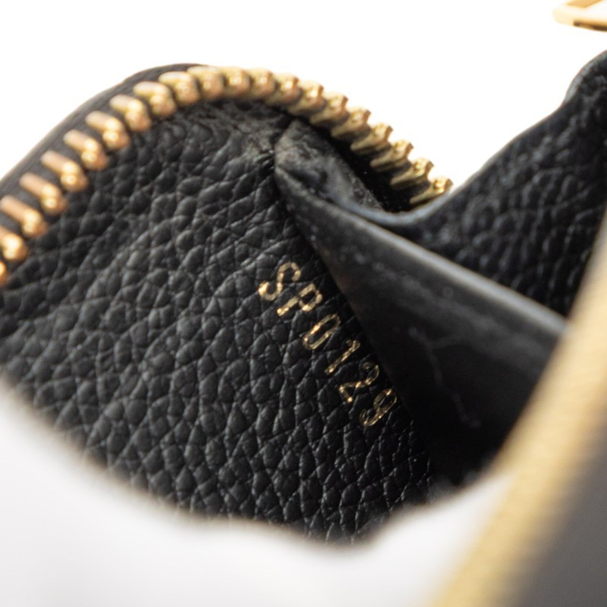Louis Vuitton Black Monogram Noir Leather Coin Purse/Coin Case (Pre-Owned)
