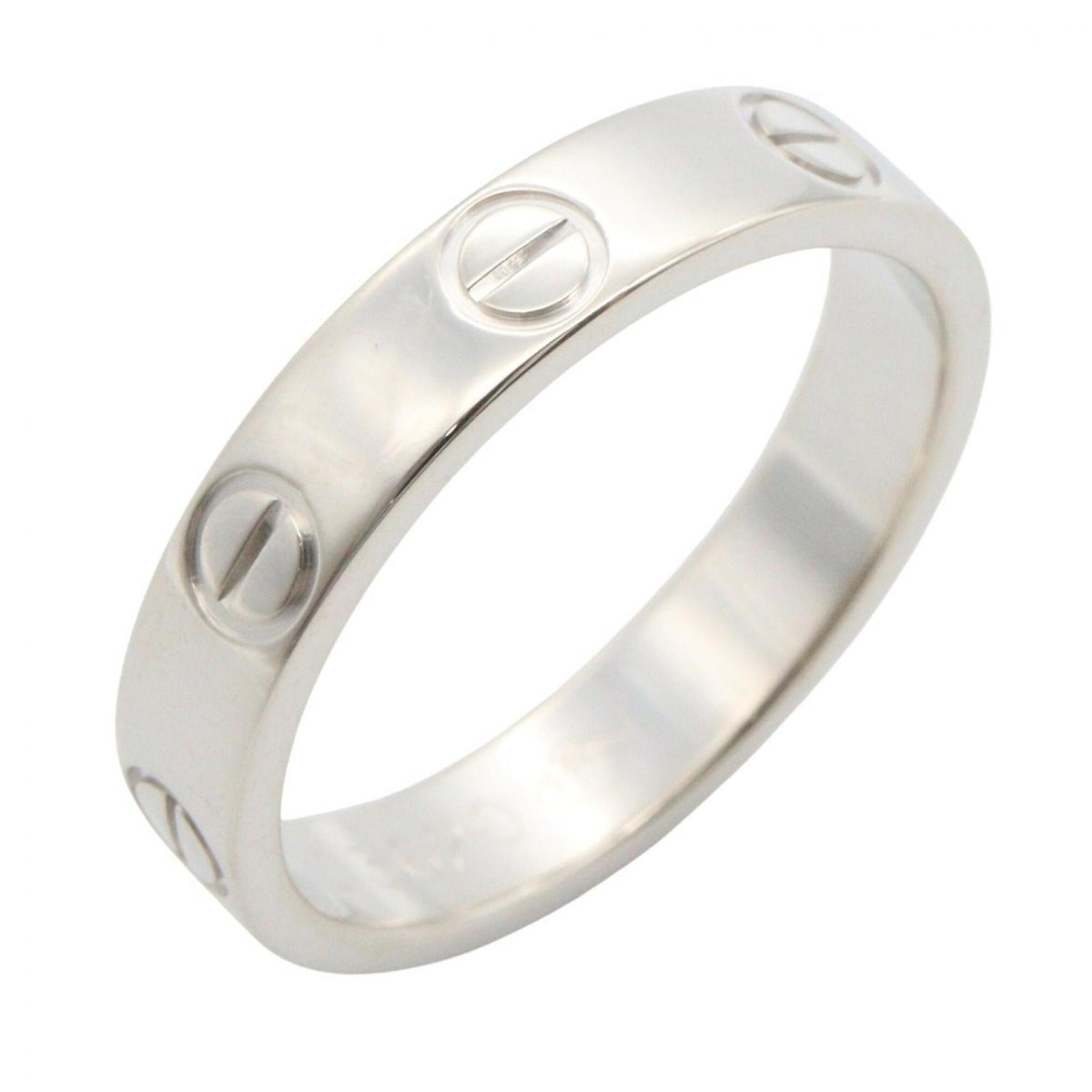 Cartier Silver White Gold (18K) Band Ring (Pre-Owned)