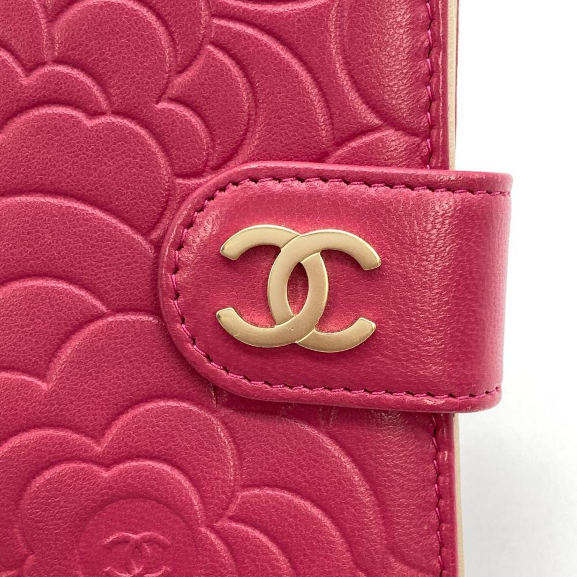 Chanel Black Pink Wallet (Bi-Fold) (Pre-Owned)