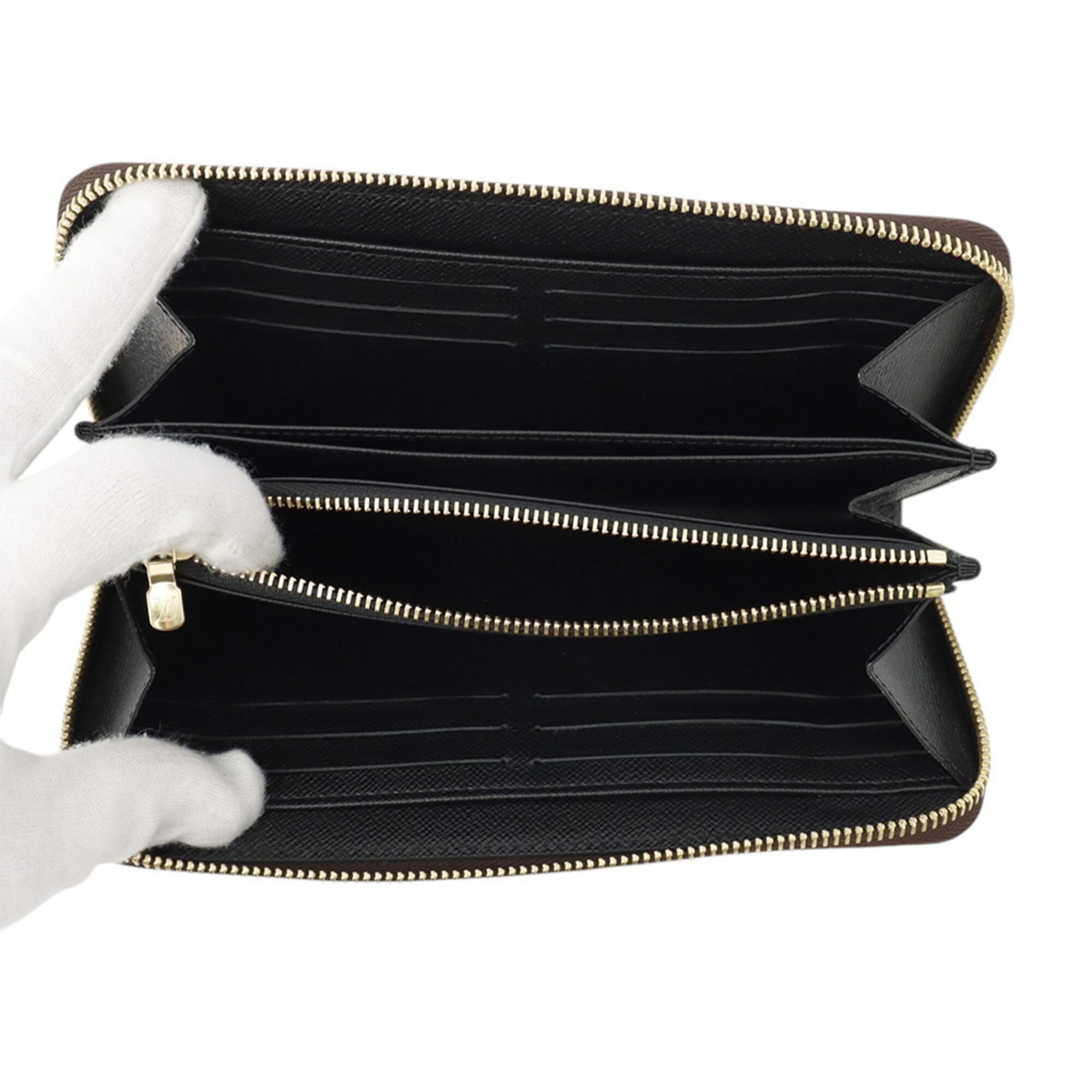 Louis Vuitton Monogram Reverse Noir Monogram Reverse Long Wallet (Bi-Fold) (Pre-Owned)