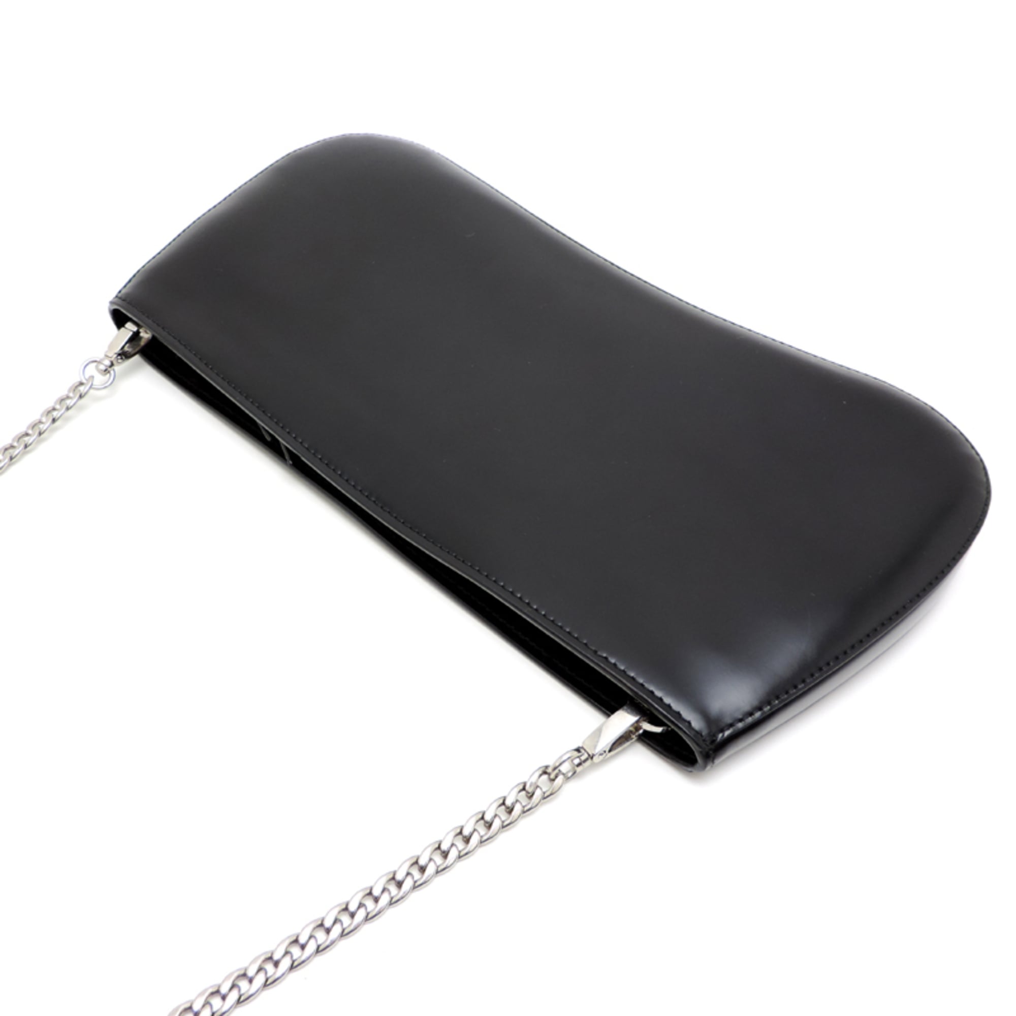 Prada Black Leather Shoulder Bag (Pre-Owned)