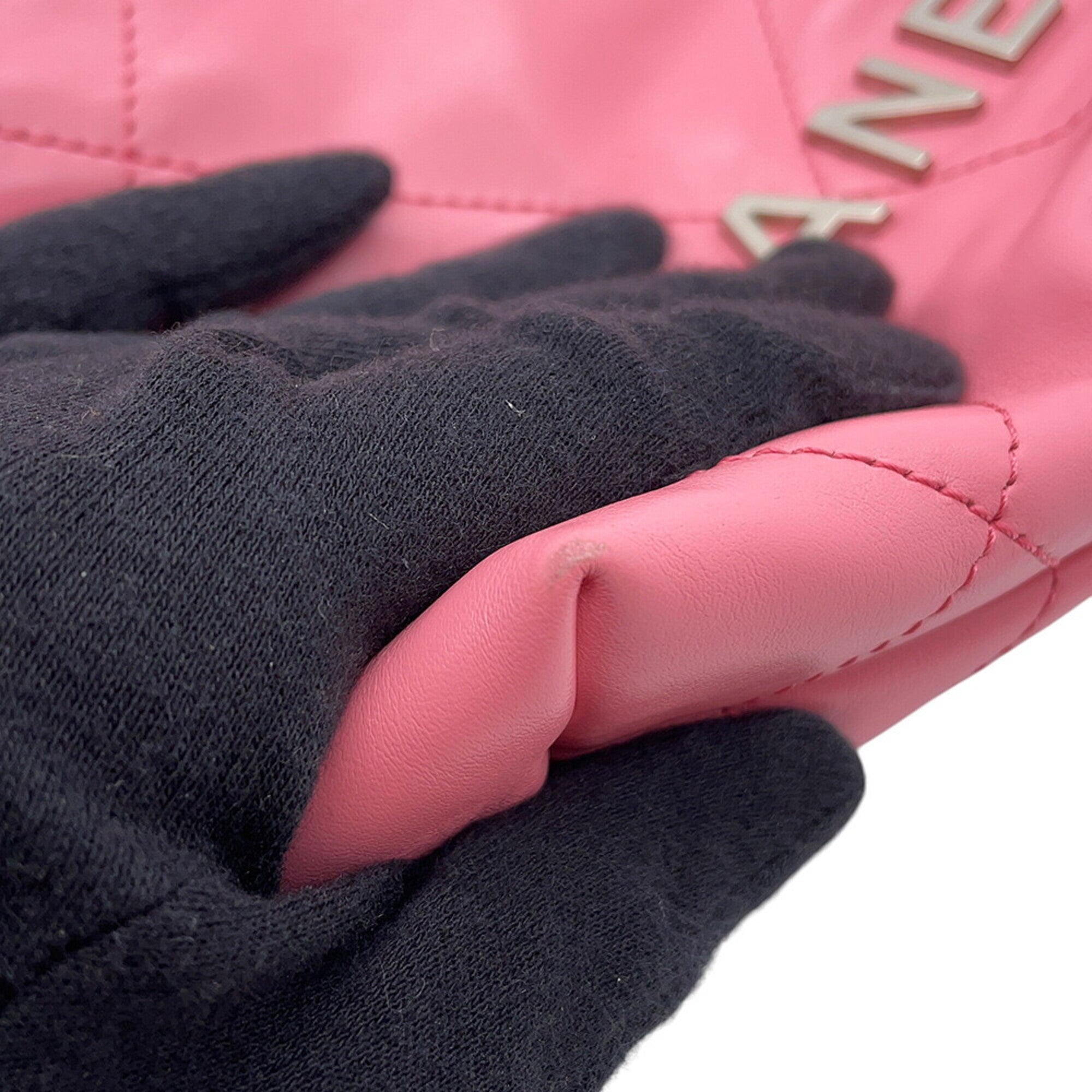 Chanel Pink Handbag Shoulder Bag (Pre-Owned)