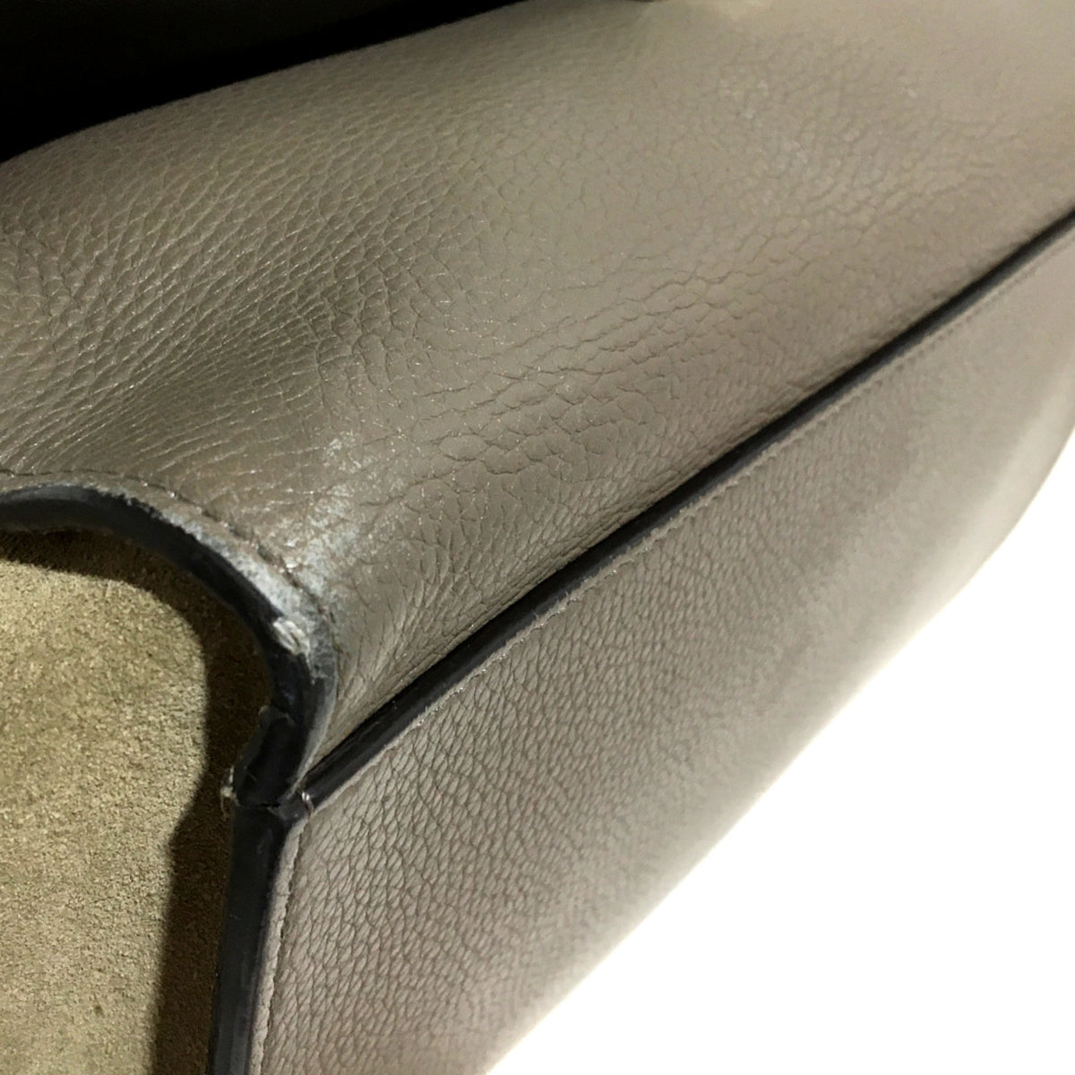 Celine Gray Leather Handbag (Pre-Owned)