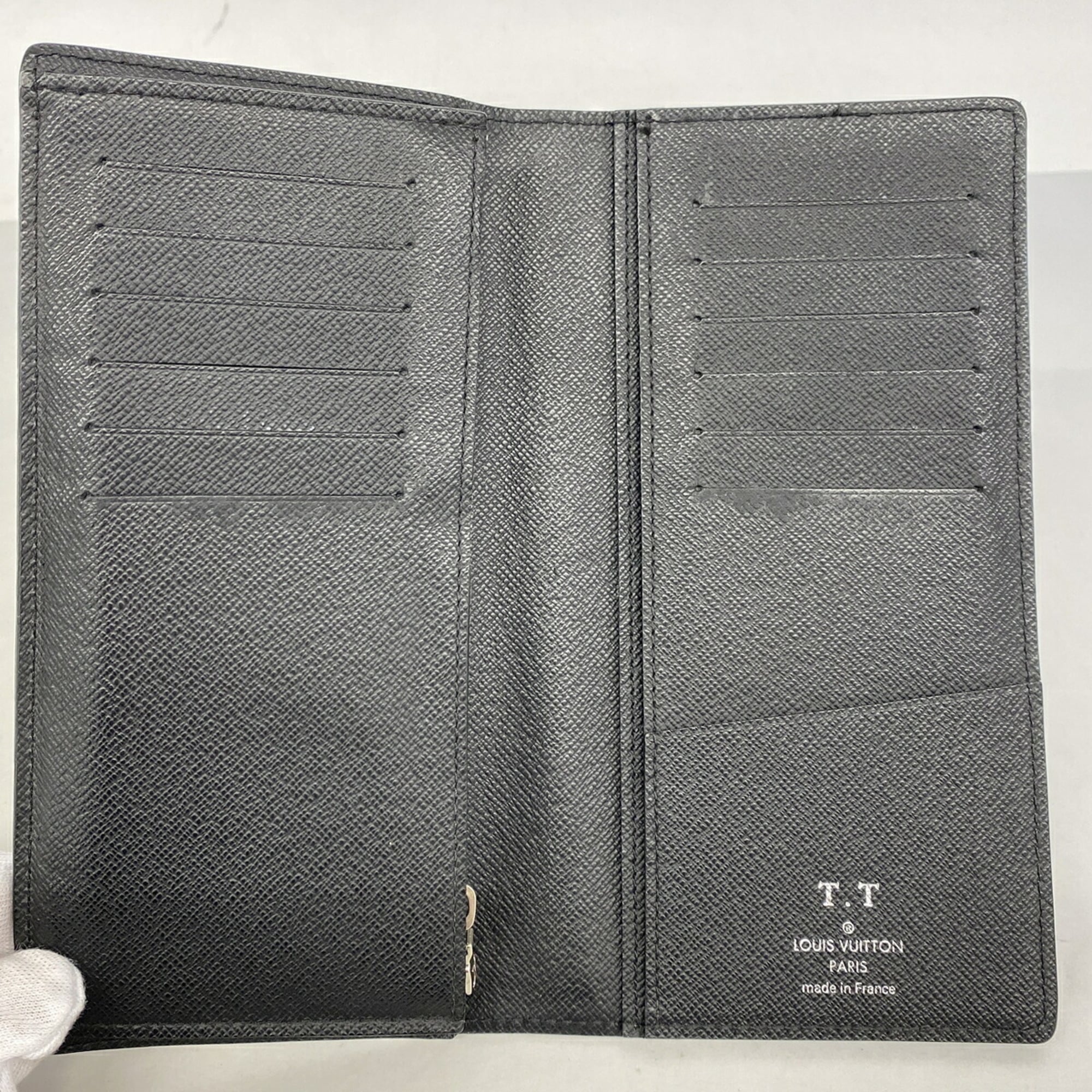 Louis Vuitton Noir Long Wallet (Bi-Fold) (Pre-Owned)