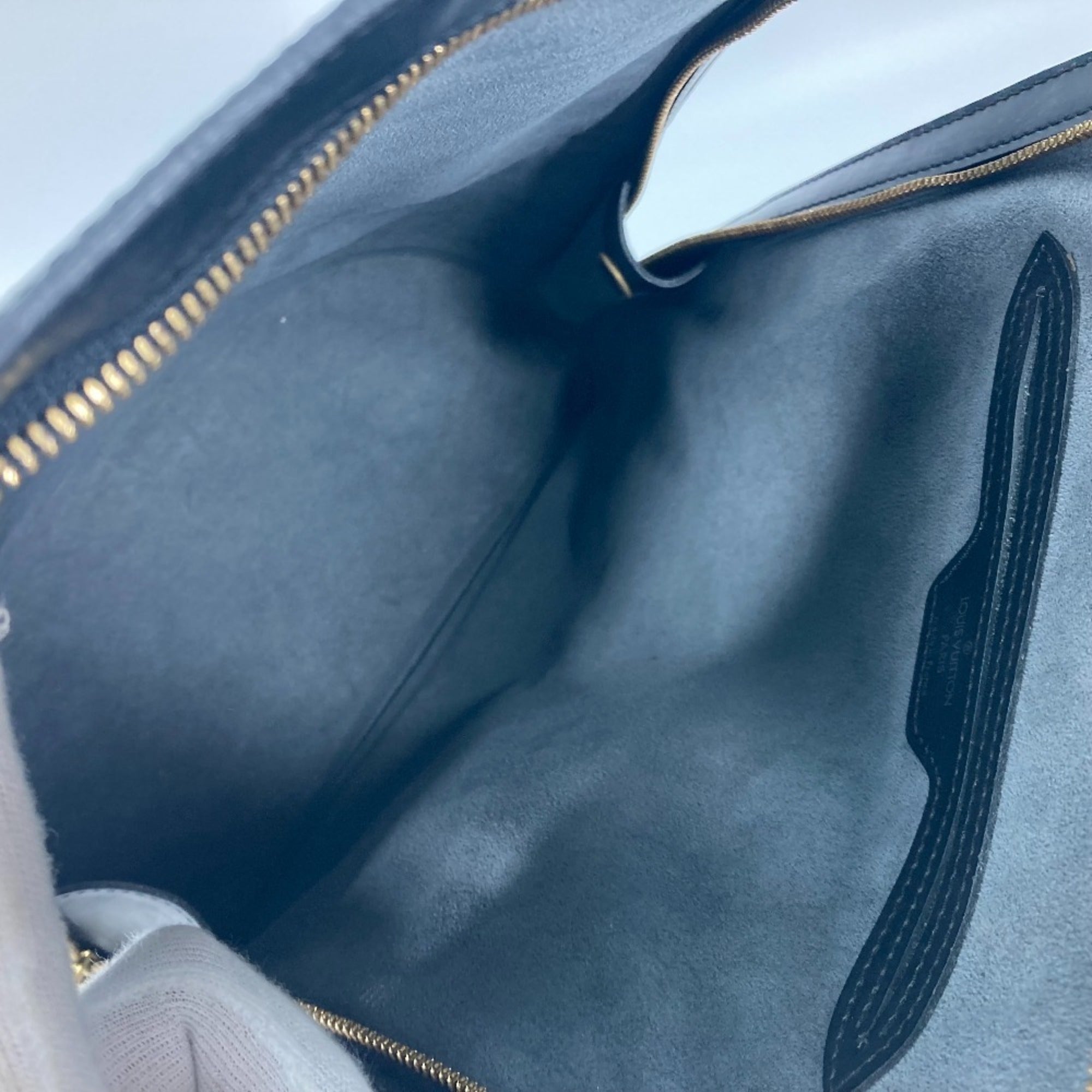Louis Vuitton Black Galle Noir Epi Leather Backpack (Pre-Owned)