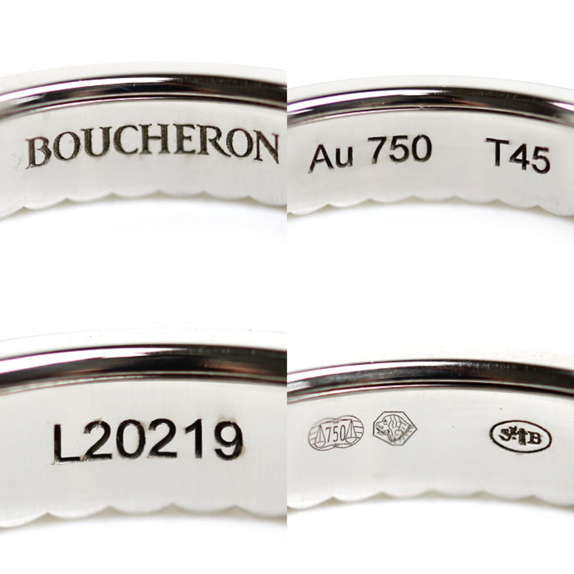 Boucheron White Gold (18K) Band Ring (Pre-Owned)