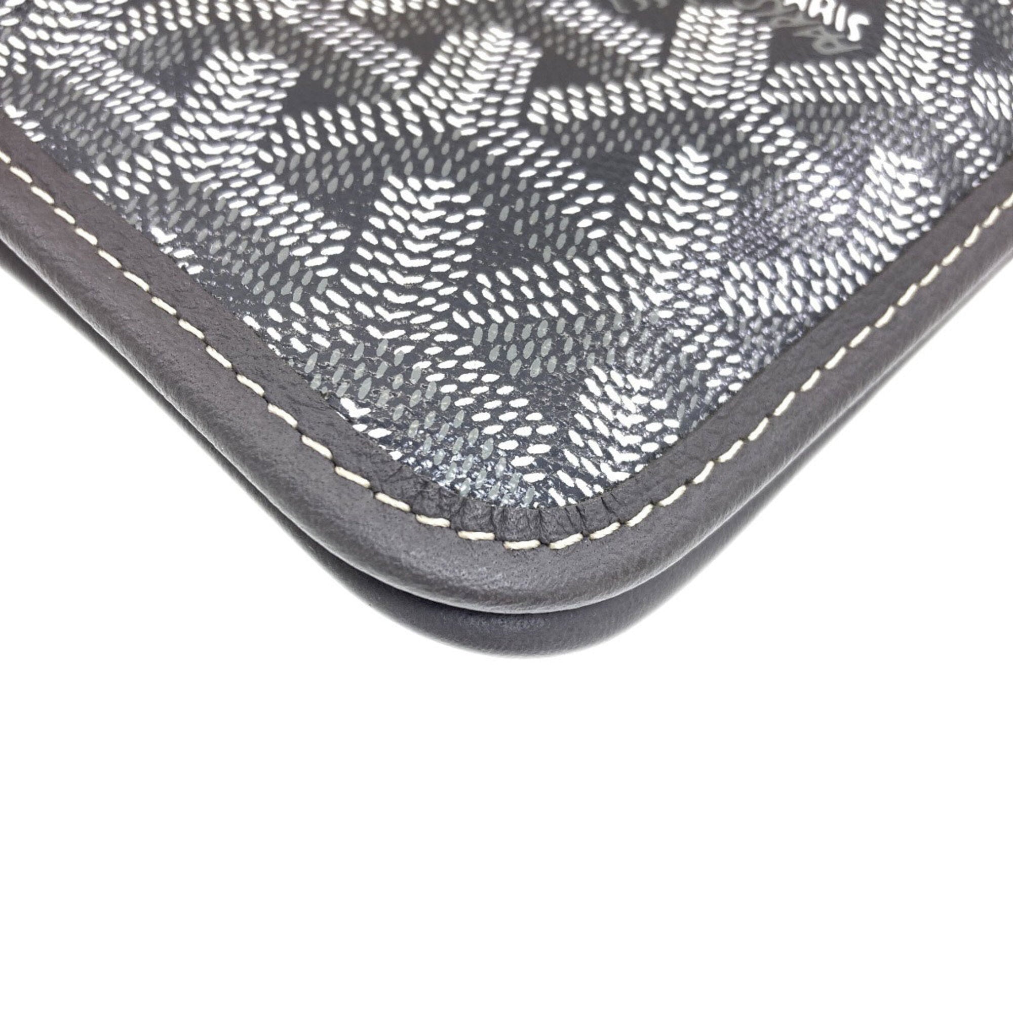 Goyard Gray Coated Canvas Pouch Shoulder Bag (Pre-Owned)