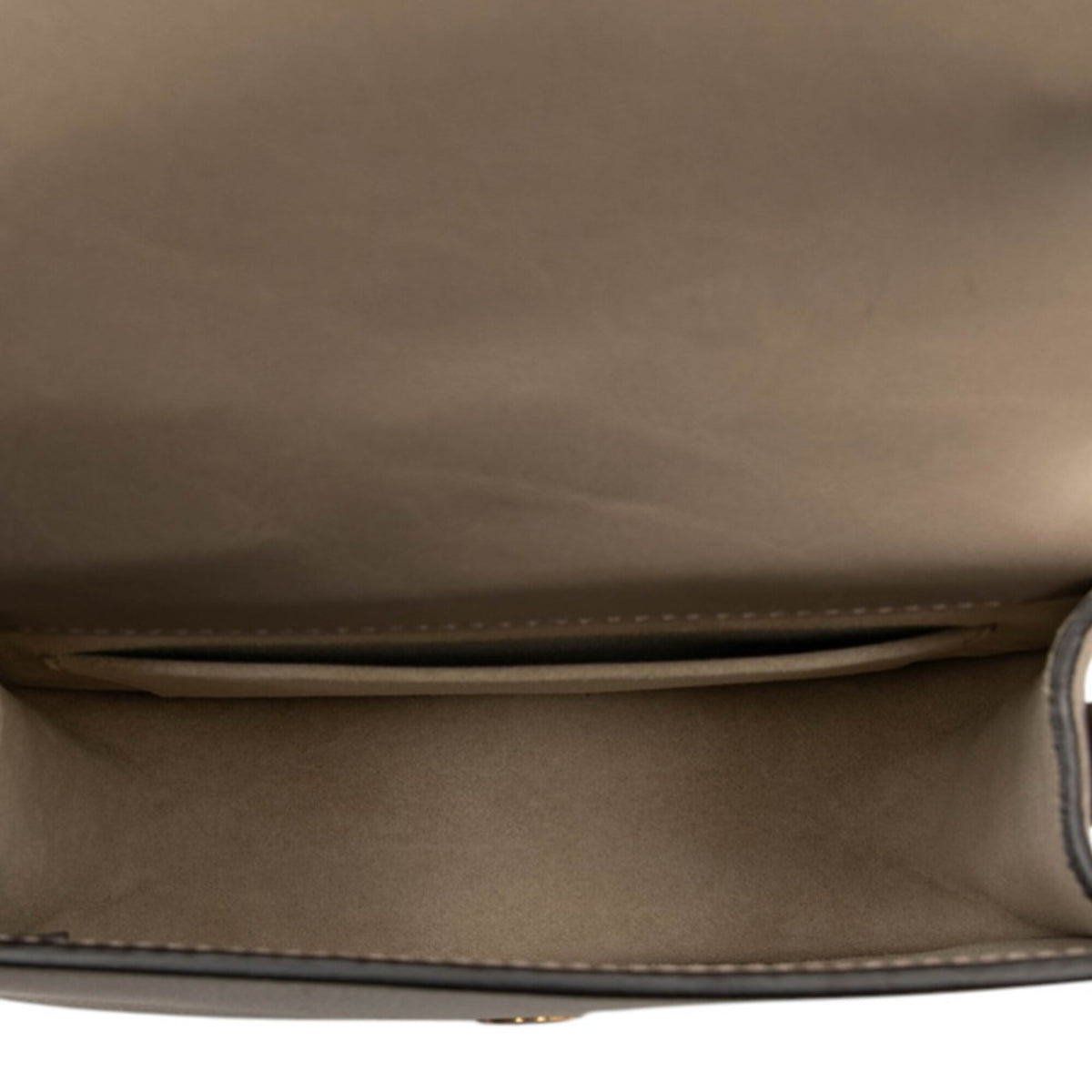 Chloé Gray Leather Handbag Shoulder Bag (Pre-Owned)
