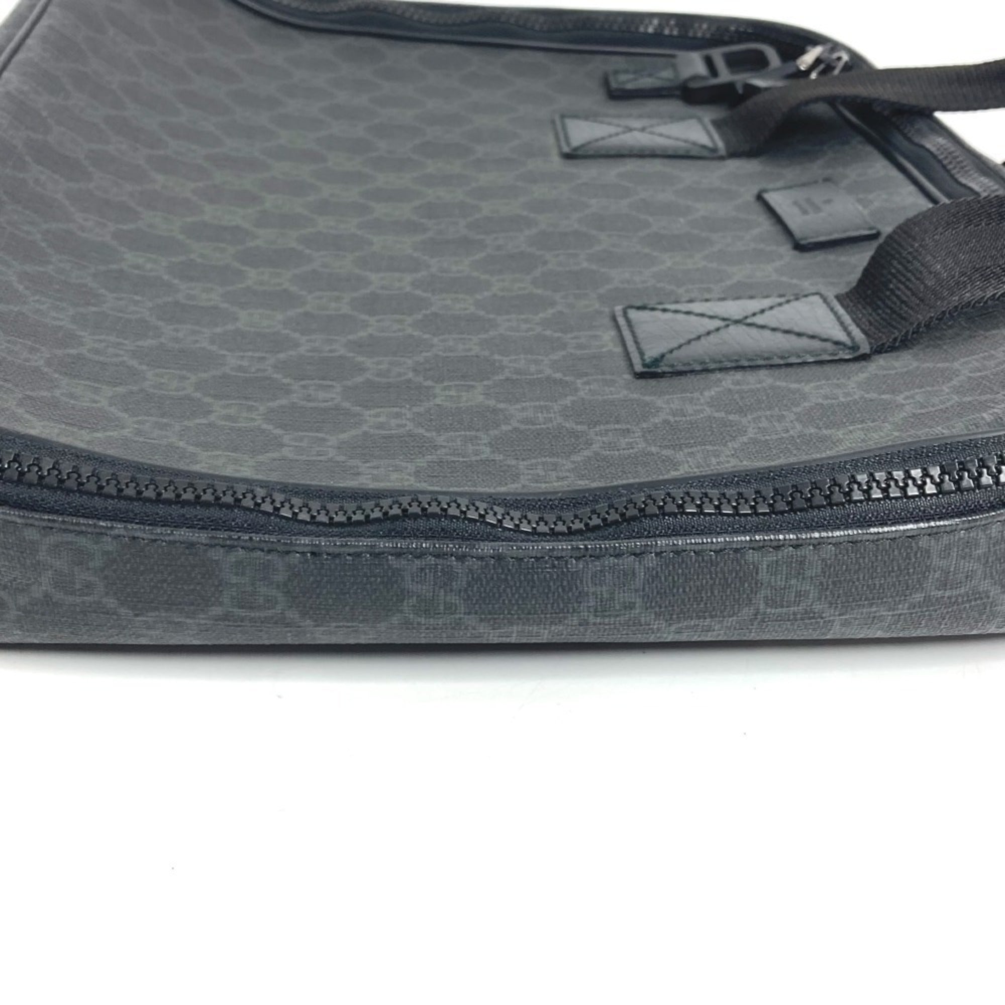 Gucci Black Gg Supreme Handbag Tote Bag (Pre-Owned)