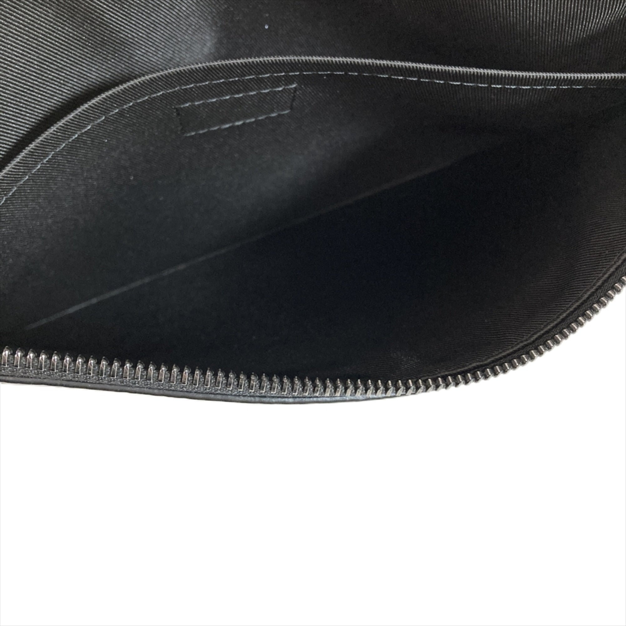Louis Vuitton Black Galle Monogram Monogram Shadow Clutch Bag Pochette (Pre-Owned)