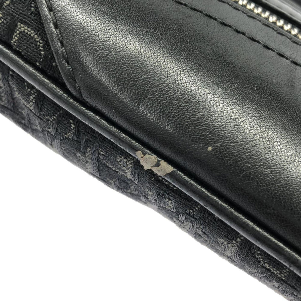 Christian Dior Black Canvas Shoulder Bag (Pre-Owned)