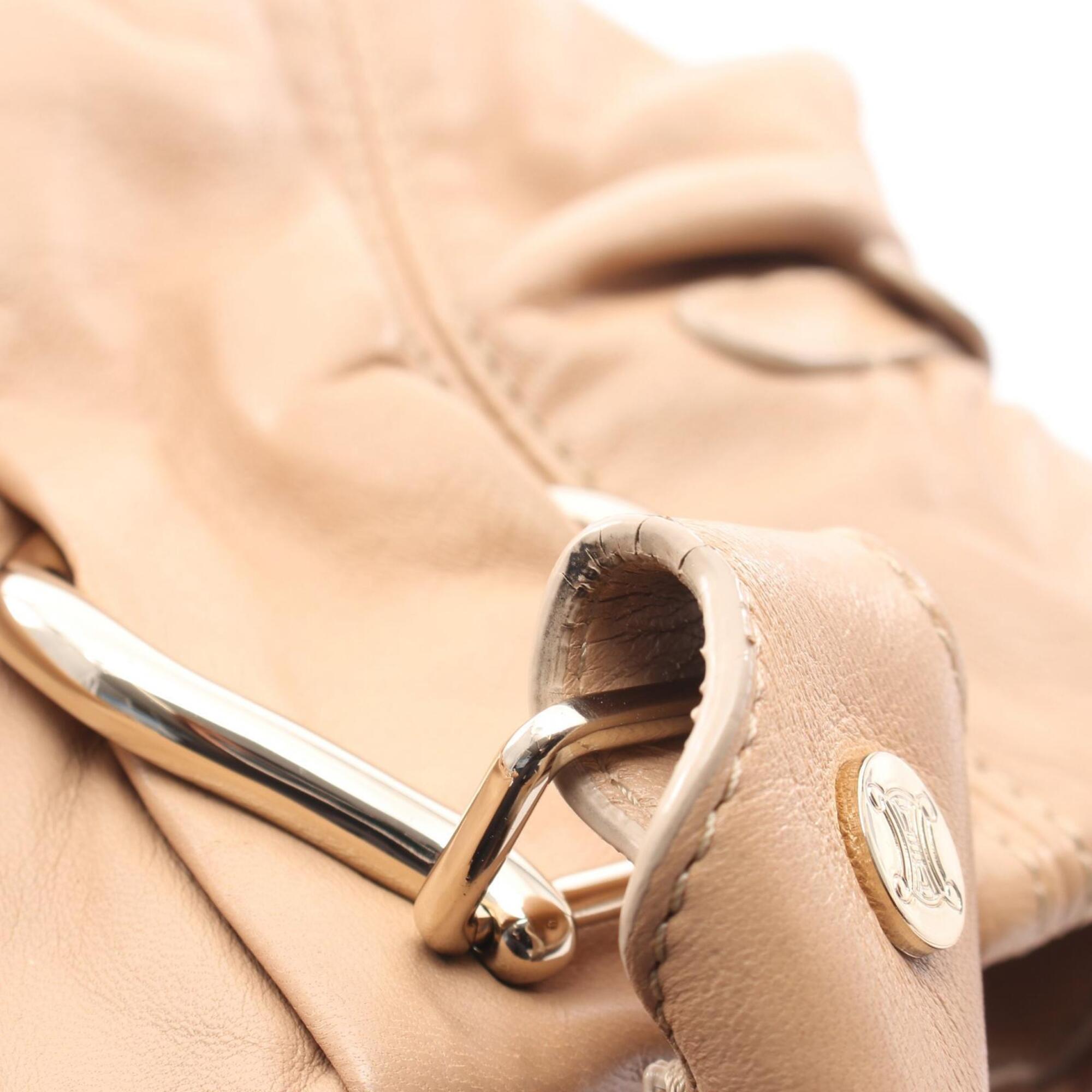 Celine Beige Leather Handbag (Pre-Owned)