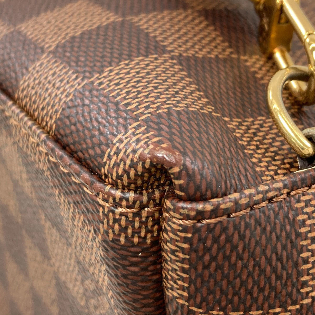Louis Vuitton Damier Damier Canvas Ebene Damier Canvas Backpack (Pre-Owned)