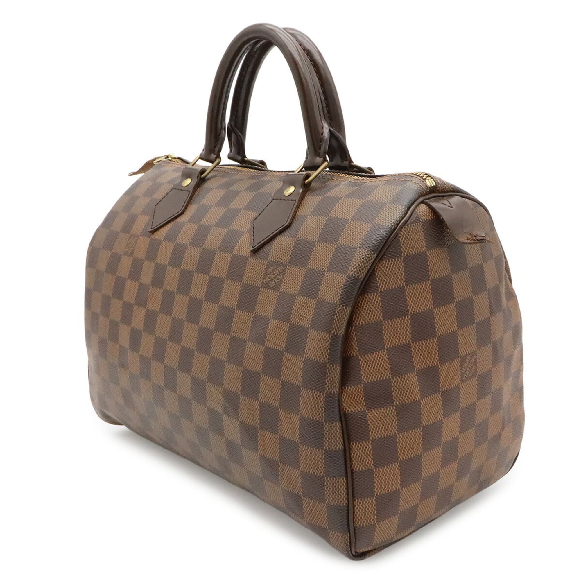 Louis Vuitton Brown Damier Canvas Pvc Damier Canvas Handbag (Pre-Owned)