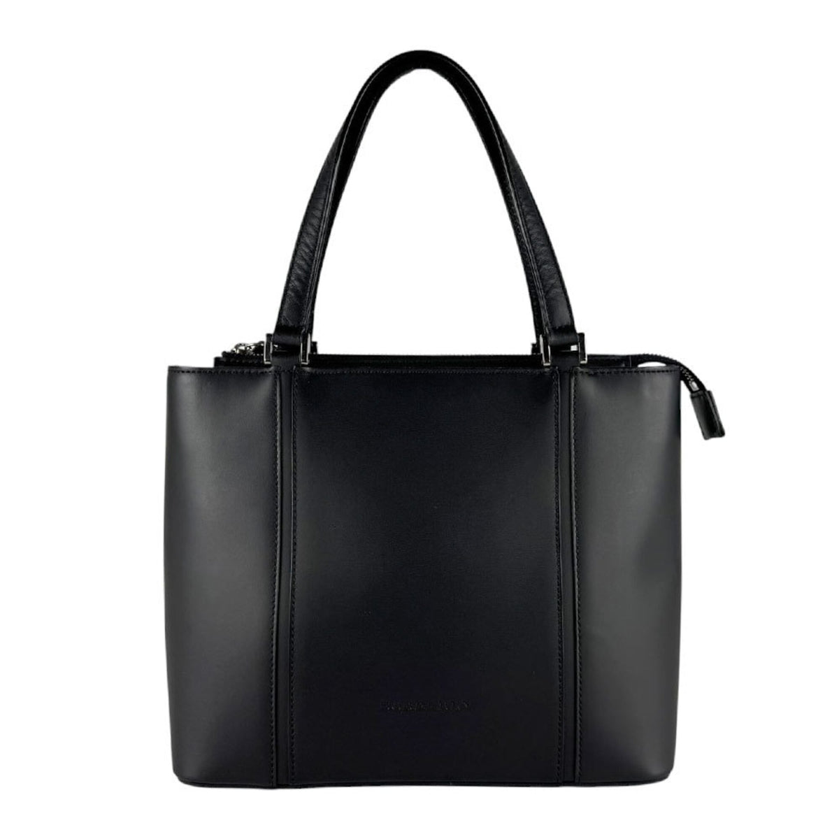 Burberry Black Leather Handbag (Pre-Owned)