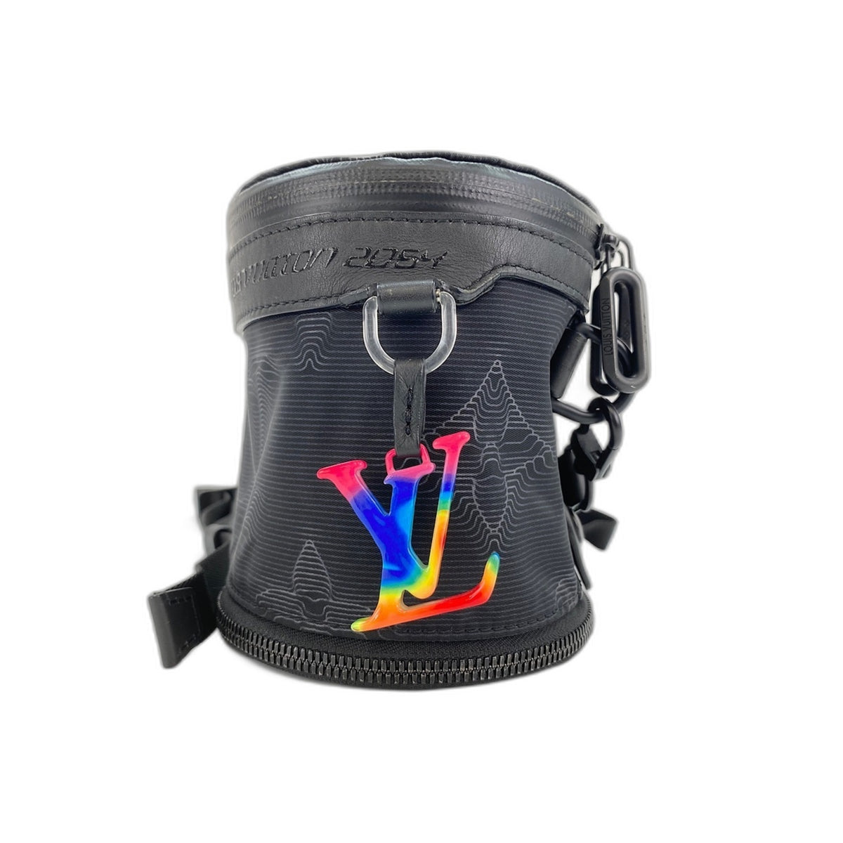 Louis Vuitton Black Galle Nylon Shoulder Bag (Pre-Owned)