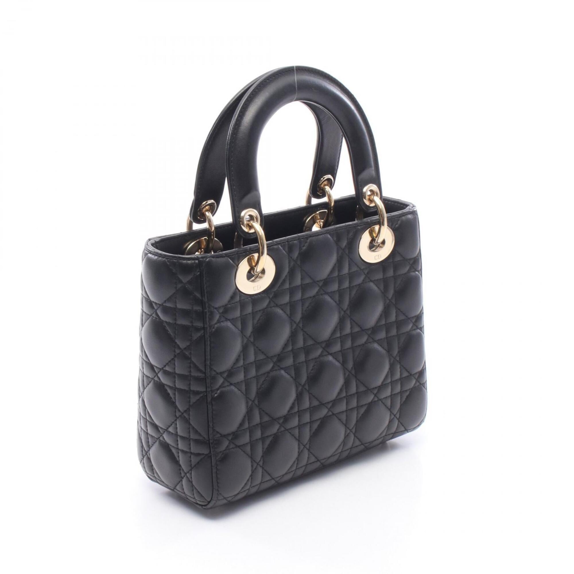Christian Dior Black Leather Handbag (Pre-Owned)
