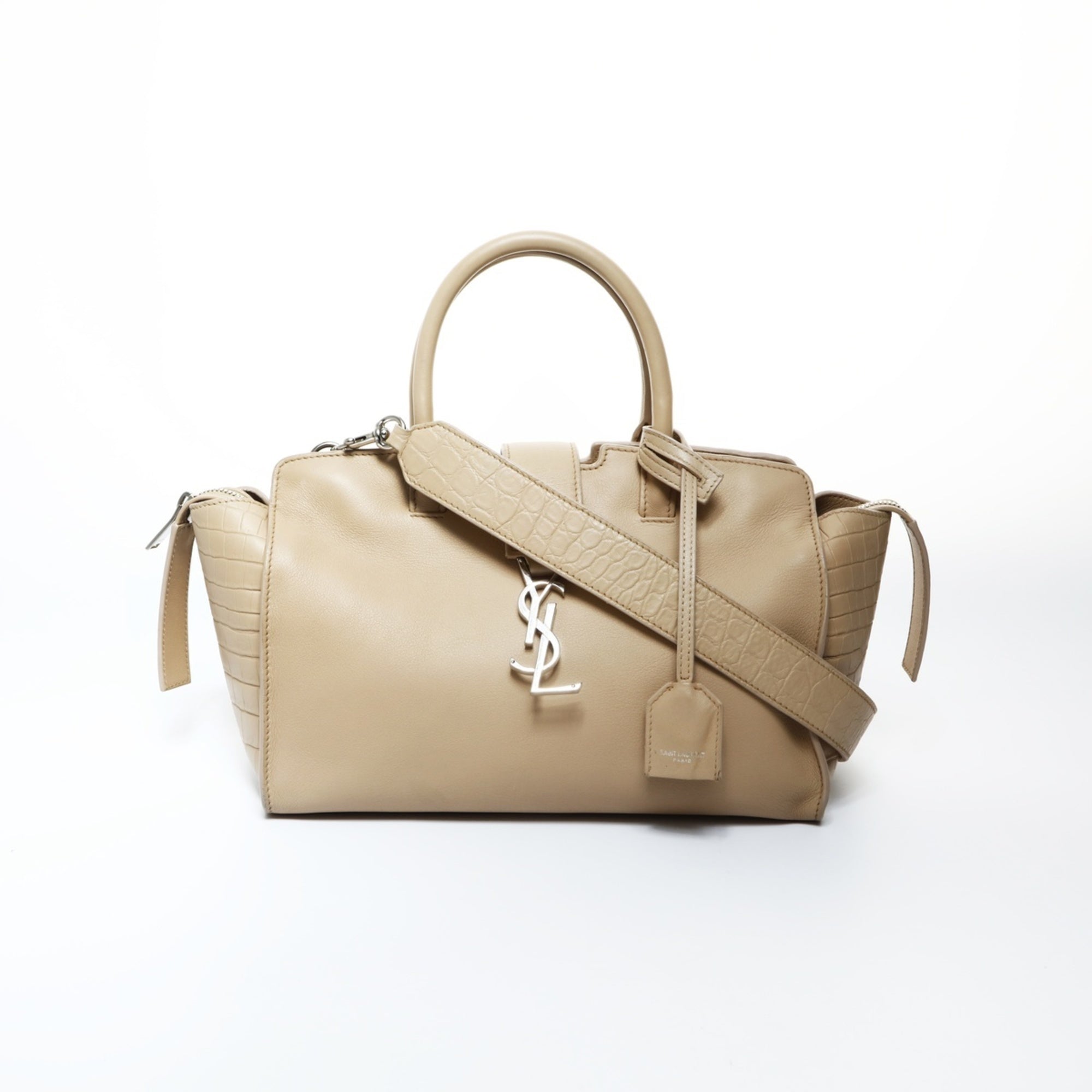 Yves Saint Laurent Beige Handbag (Pre-Owned)