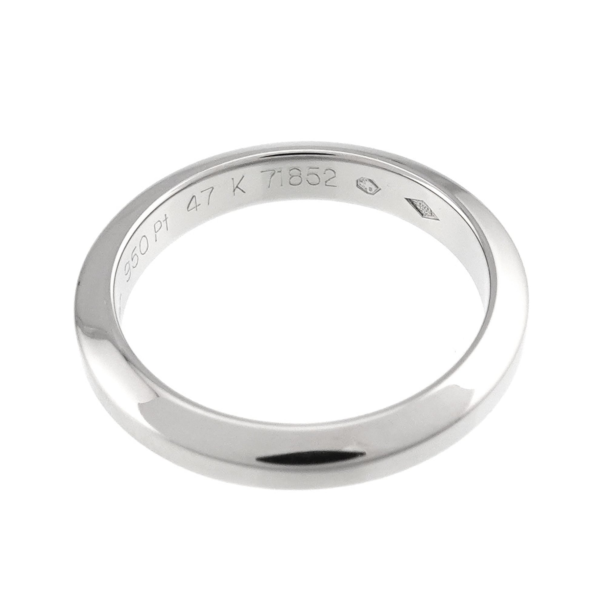 Cartier Platinum Platinum 950 Band Ring (Pre-Owned)