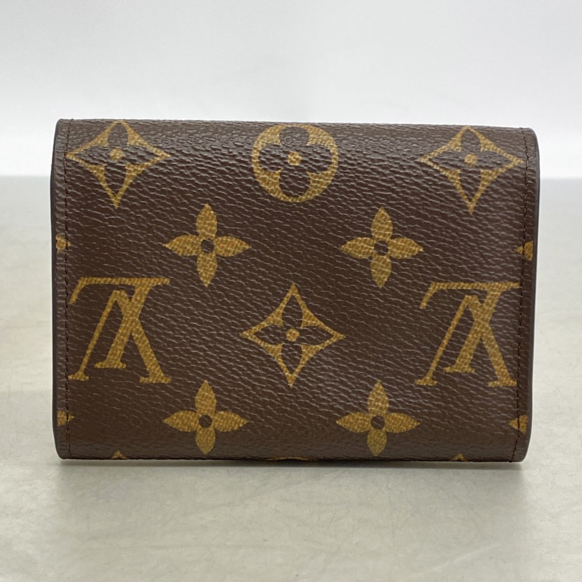 Louis Vuitton Brown Fuchsia Coin Purse/Coin Case (Pre-Owned)