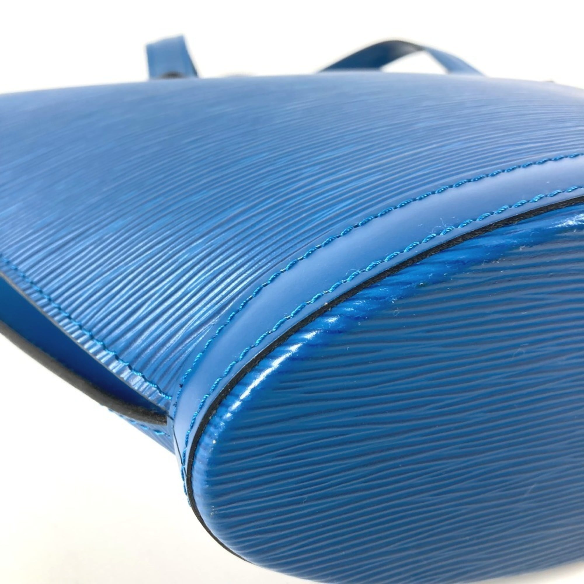 Louis Vuitton Epi Blue Toledo Blue Epi Leather Shoulder Bag Tote Bag (Pre-Owned)