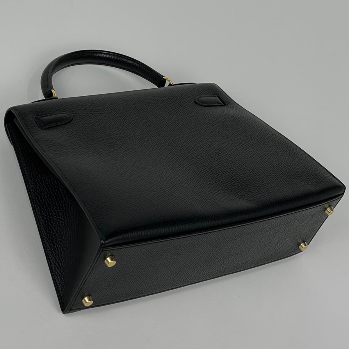 Hermes Kelly Black Ardennes Leather Handbag (Pre-Owned)