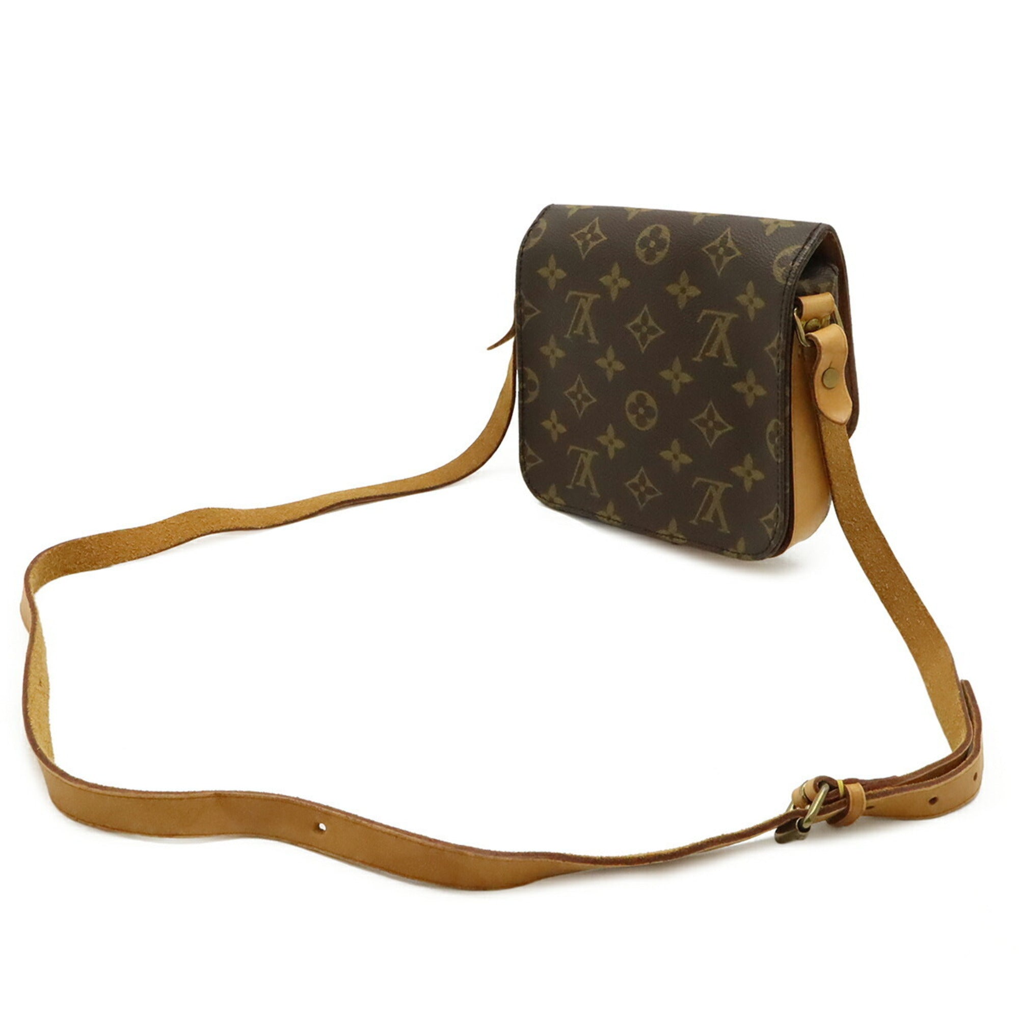 Louis Vuitton Brown Monogram Canvas Pochette Shoulder Bag (Pre-Owned)