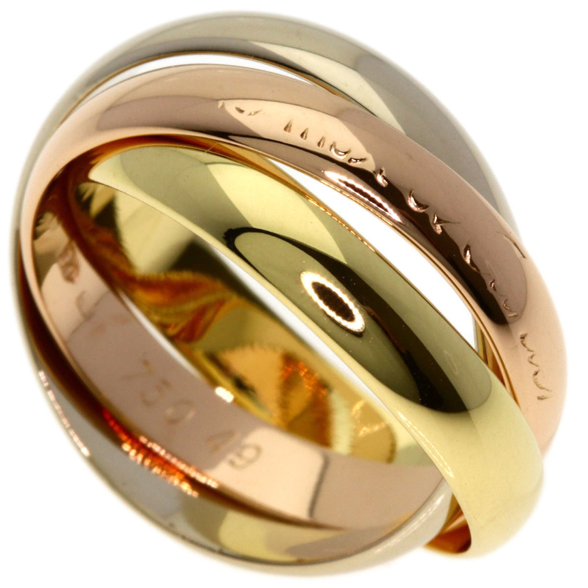Cartier Trinity Yellow Gold (18K) Pink Gold (18K) White Gold (18K) Band Ring (Pre-Owned)