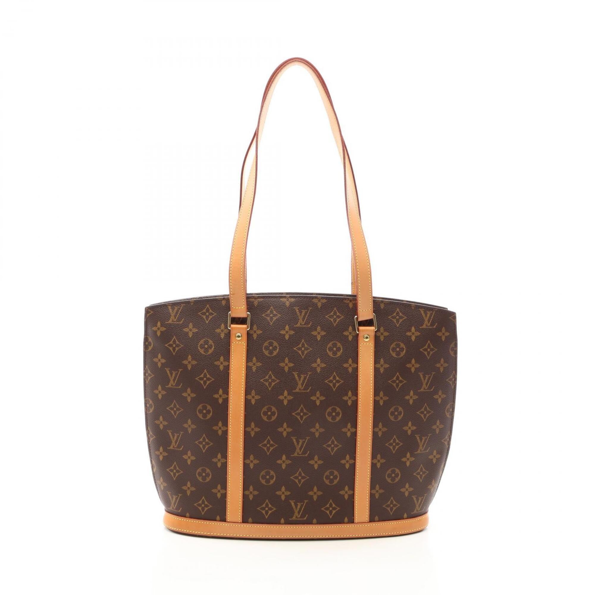 Louis Vuitton Monogram Brown Coated Canvas Leather Shoulder Bag (Pre-Owned)
