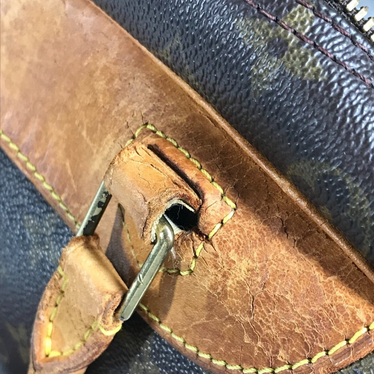 Louis Vuitton Brown Monogram Canvas Boston Bag Handbag Tote Bag (Pre-Owned)