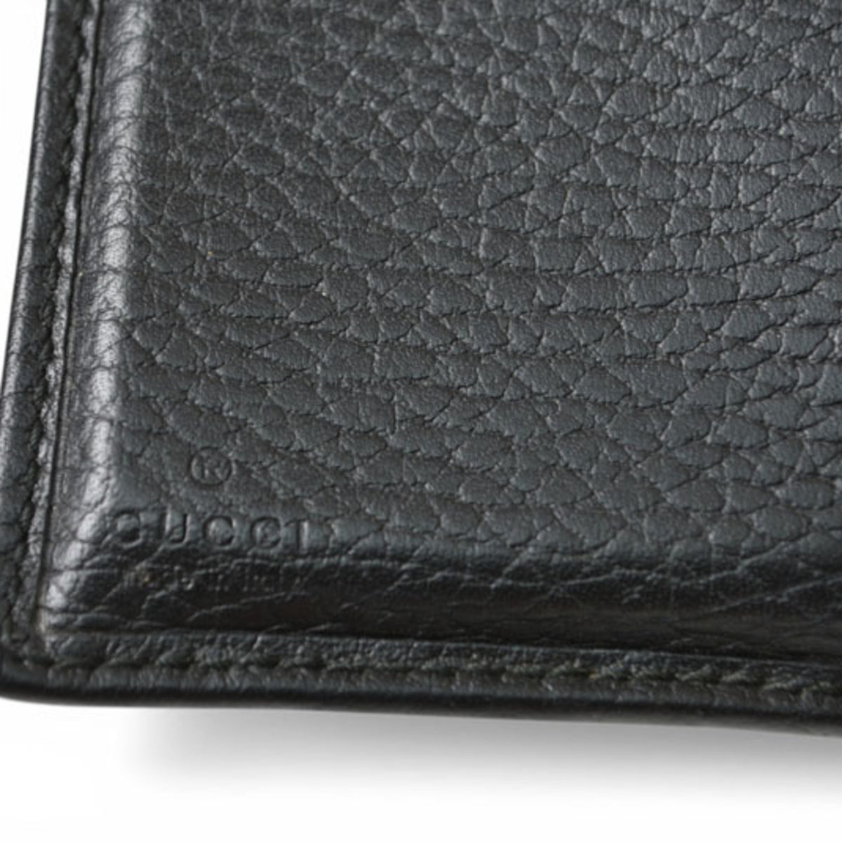 Gucci Black Leather Wallet (Tri-Fold) (Pre-Owned)