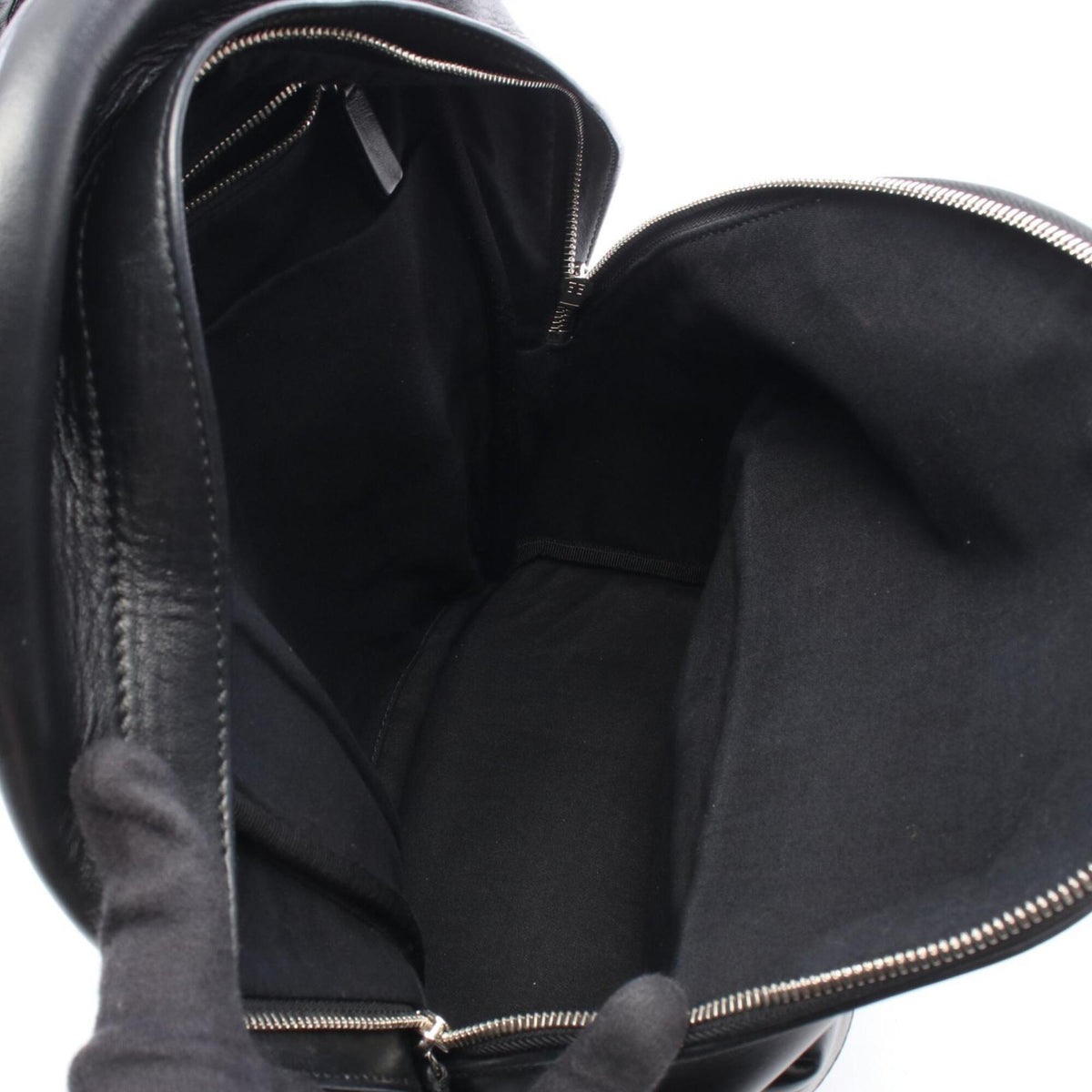 Balenciaga Black Red Color Leather Backpack (Pre-Owned)