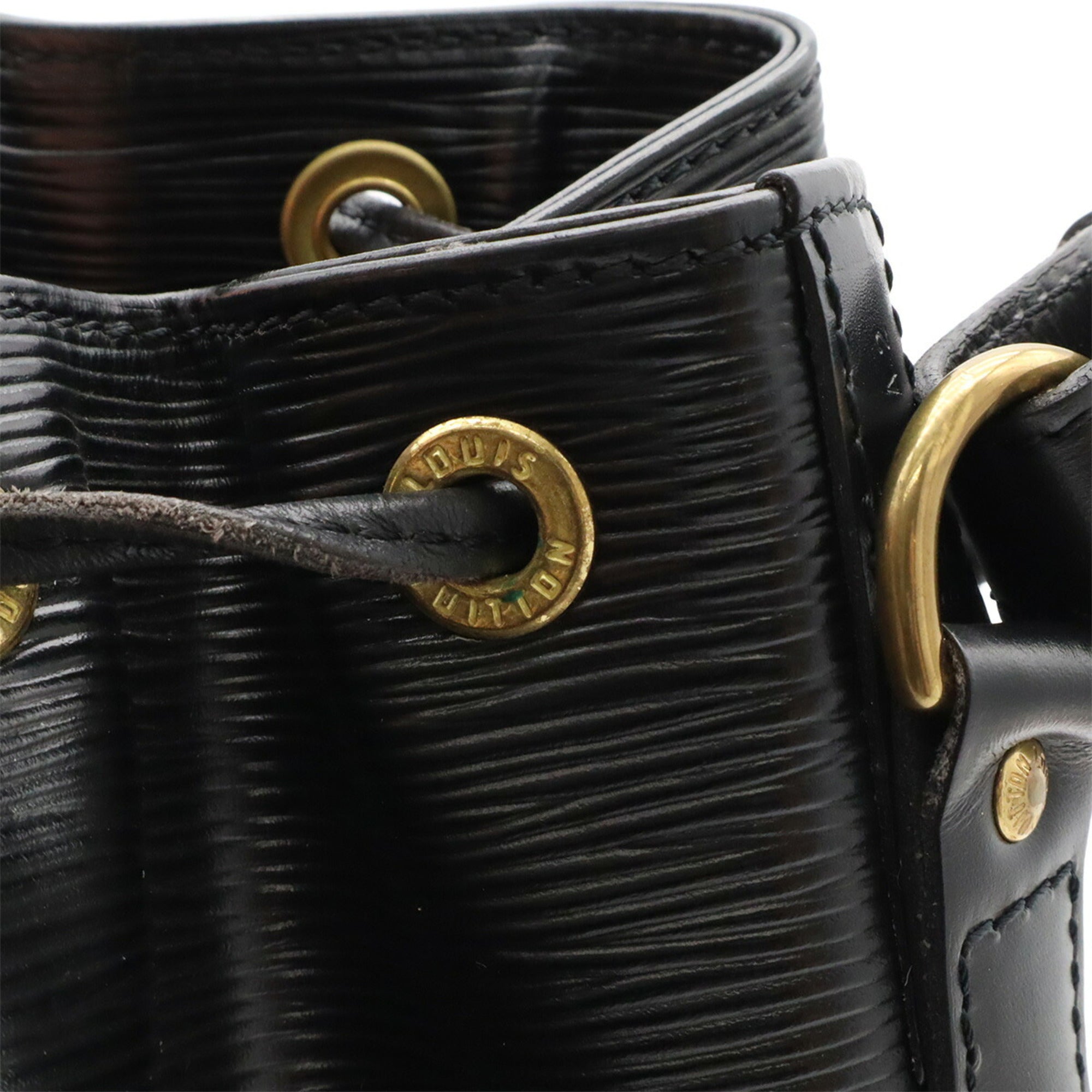 Louis Vuitton Epi Black Noir Epi Leather Shoulder Bag (Pre-Owned)