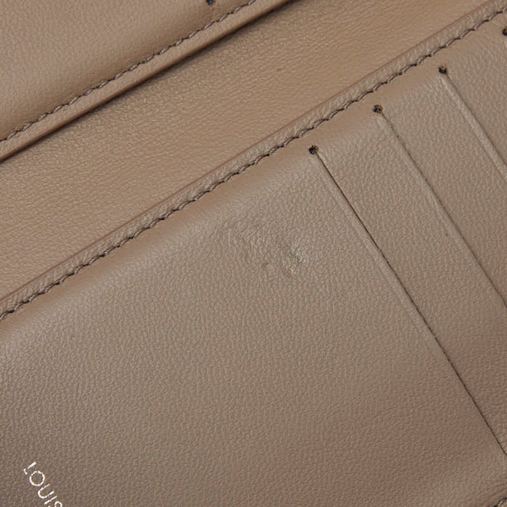 Louis Vuitton Magnolia Pink Leather Wallet (Tri-Fold) (Pre-Owned)