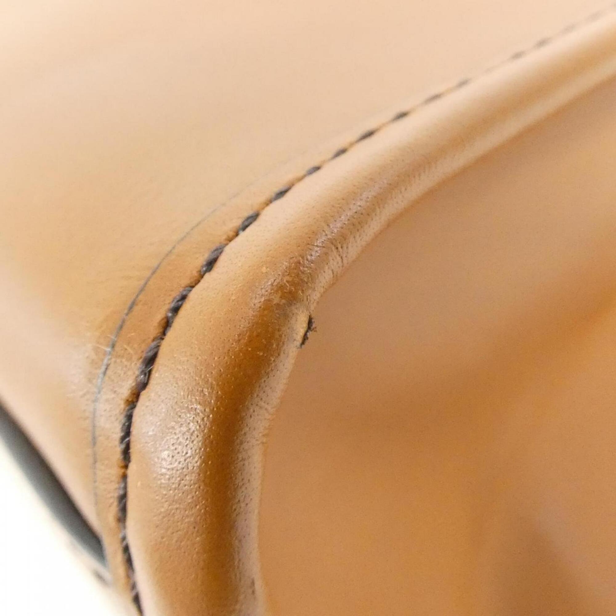 Fendi Brown Leather Handbag (Pre-Owned)