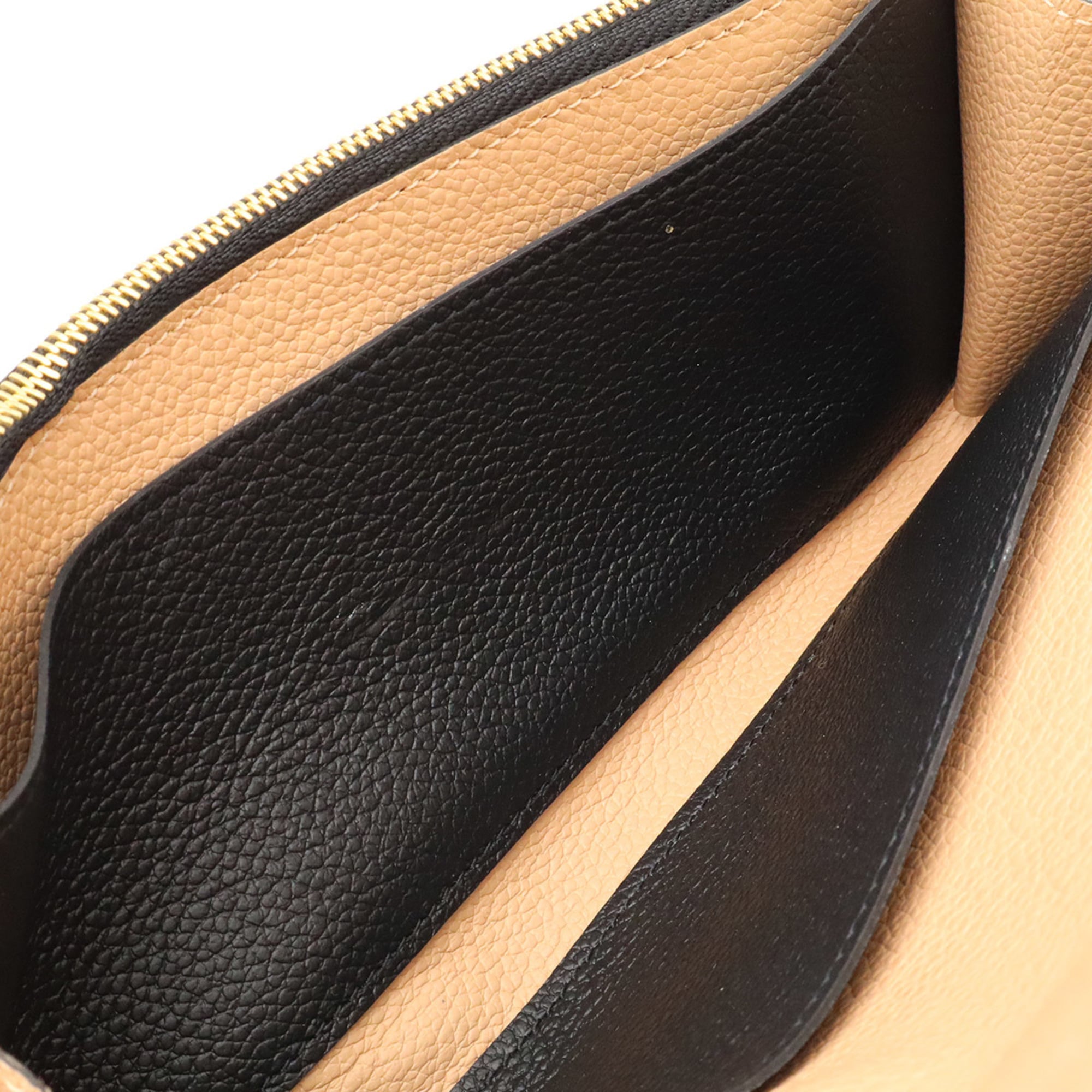 Louis Vuitton Noir Monogram Empreinte Leather Long Wallet (Bi-Fold) (Pre-Owned)