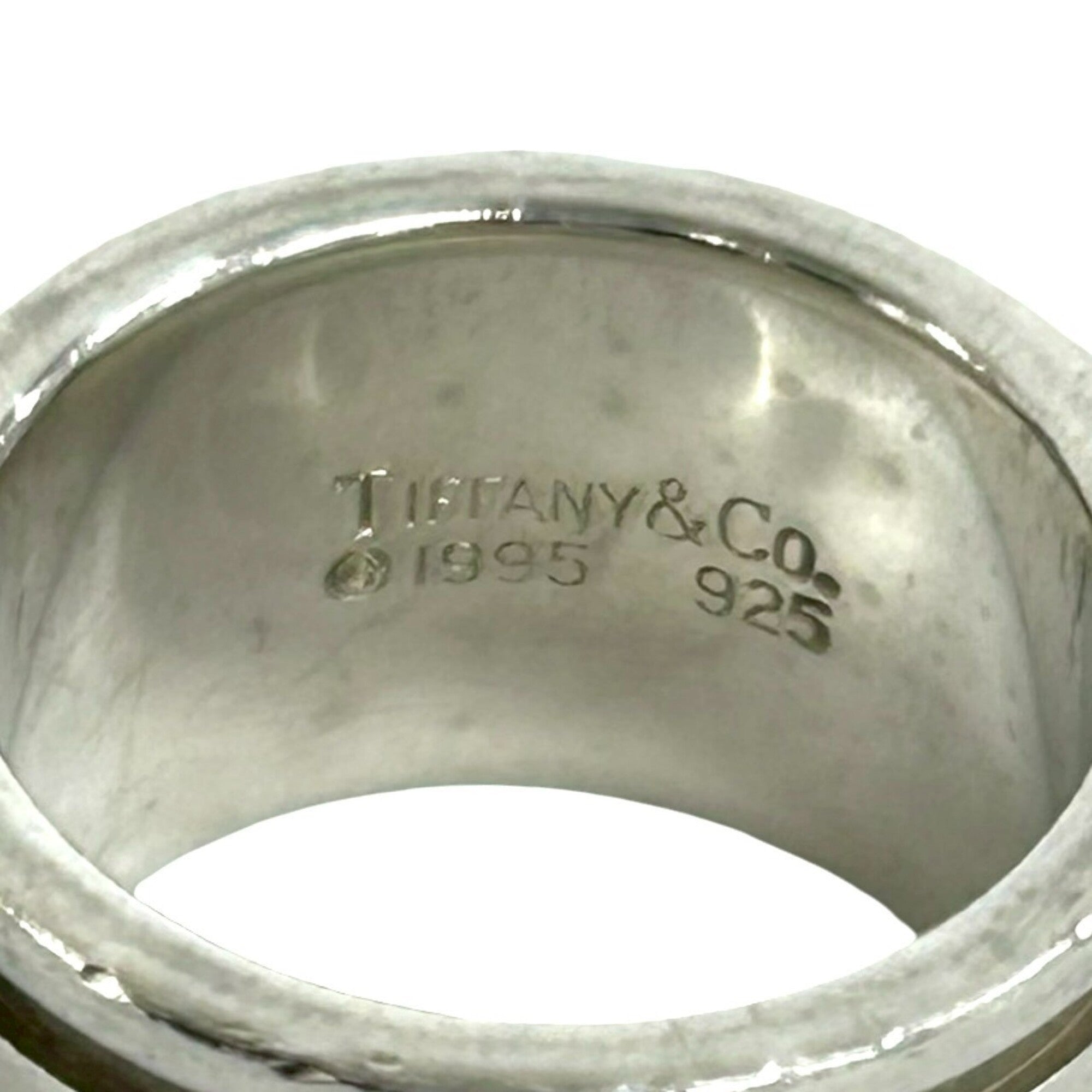 Tiffany Silver Silver 925 Band Ring (Pre-Owned)
