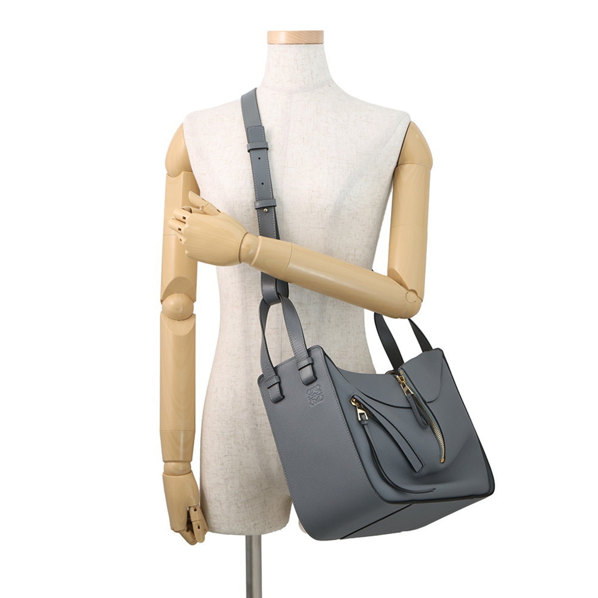 Loewe Hammock Gray Handbag (Pre-Owned)