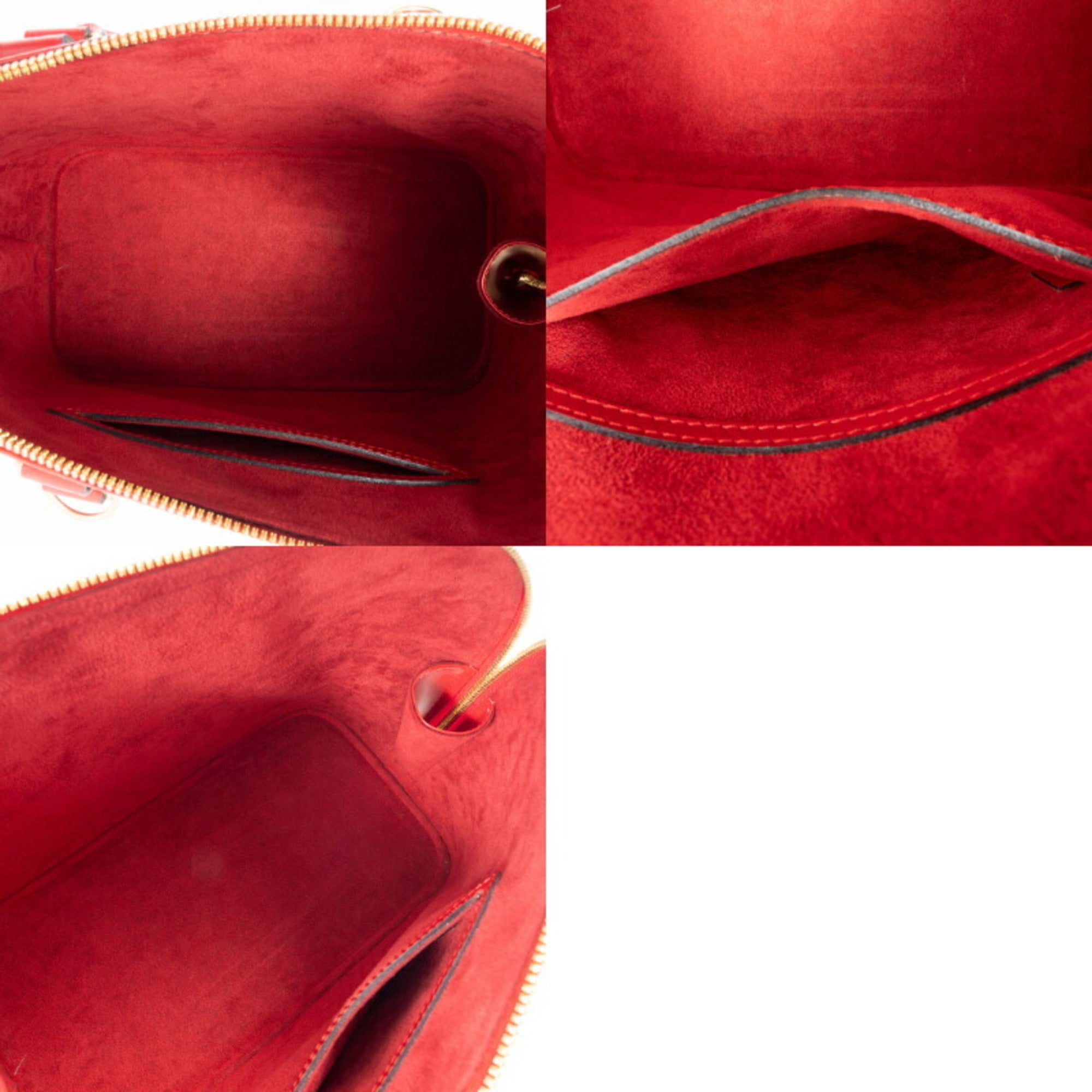 Louis Vuitton Castilian Red Epi Leather Handbag (Pre-Owned)
