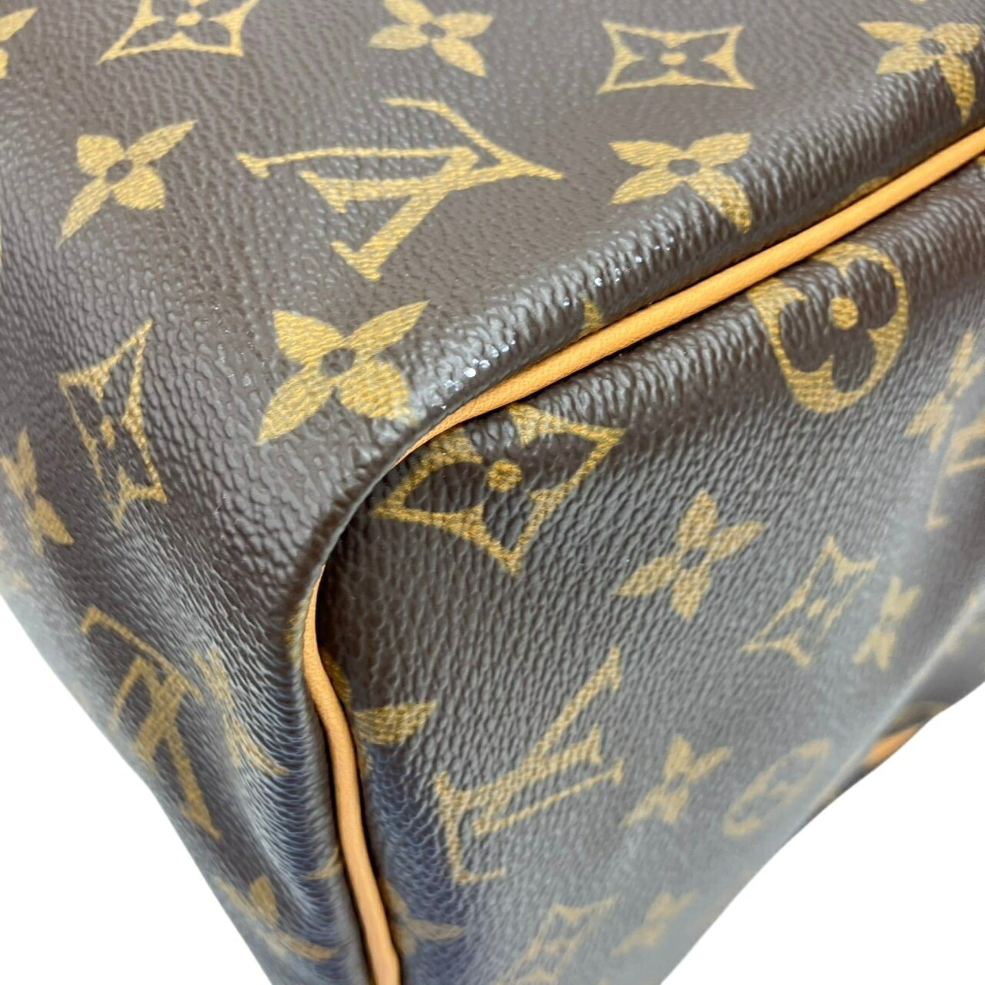 Louis Vuitton Brown Monogram Boston Bag Handbag (Pre-Owned)