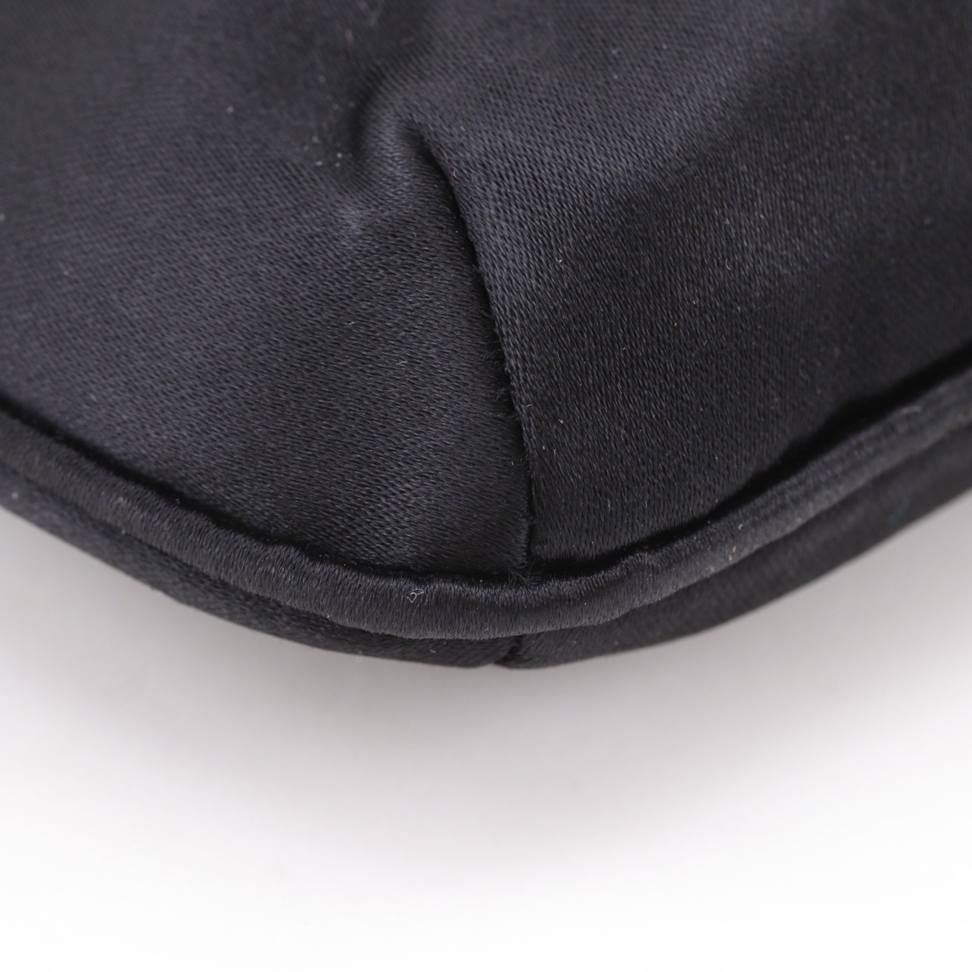 Celine Black Satin Shoulder Bag (Pre-Owned)