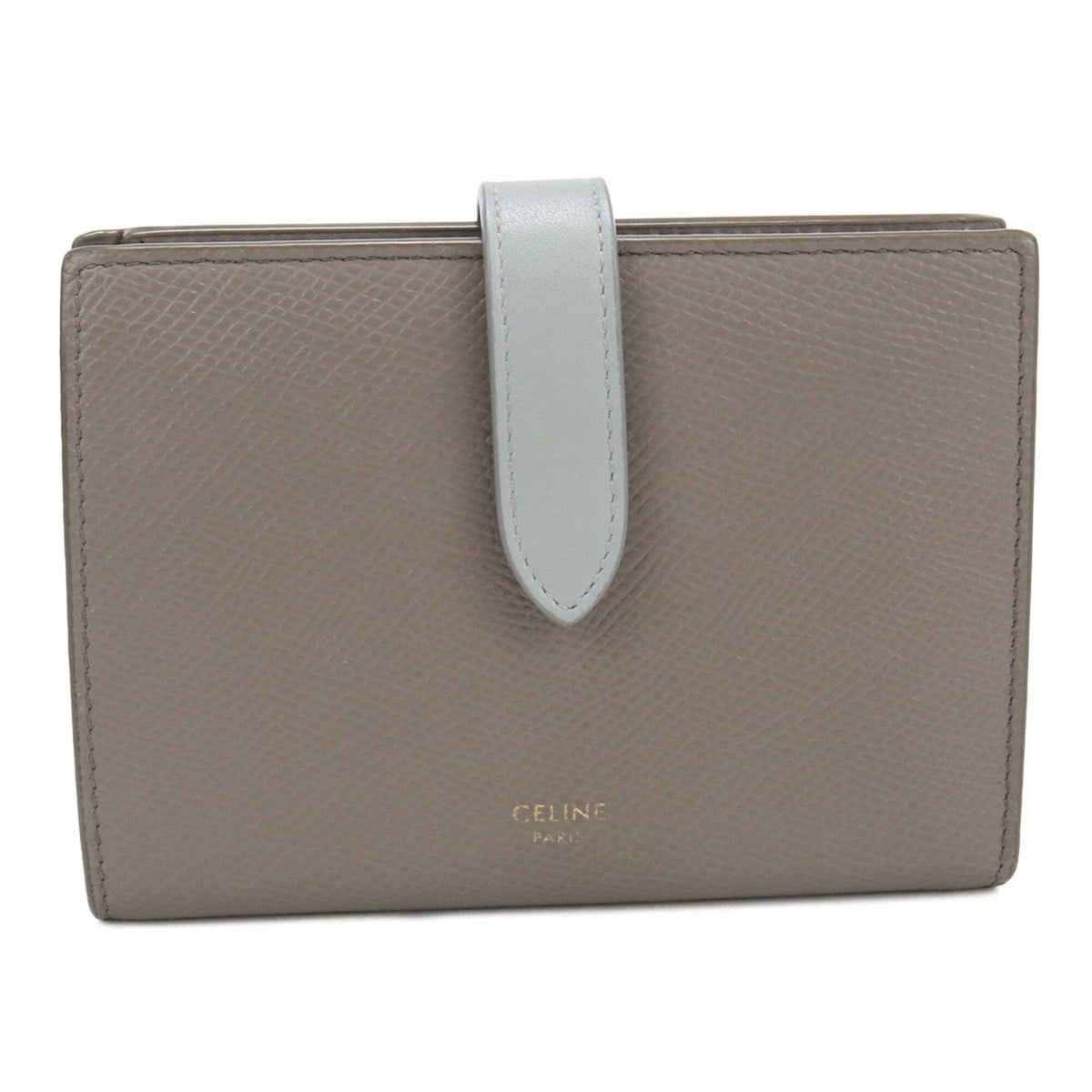 Celine Gray Leather Wallet (Bi-Fold) (Pre-Owned)