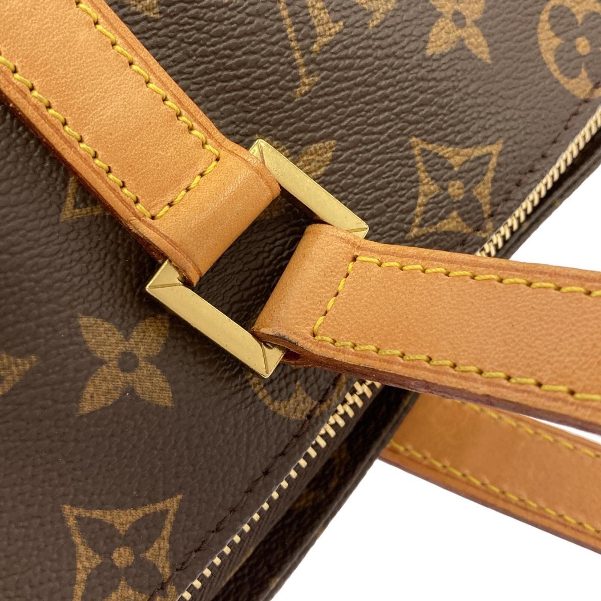 Louis Vuitton Marron Monogram Coated Canvas Handbag (Pre-Owned)