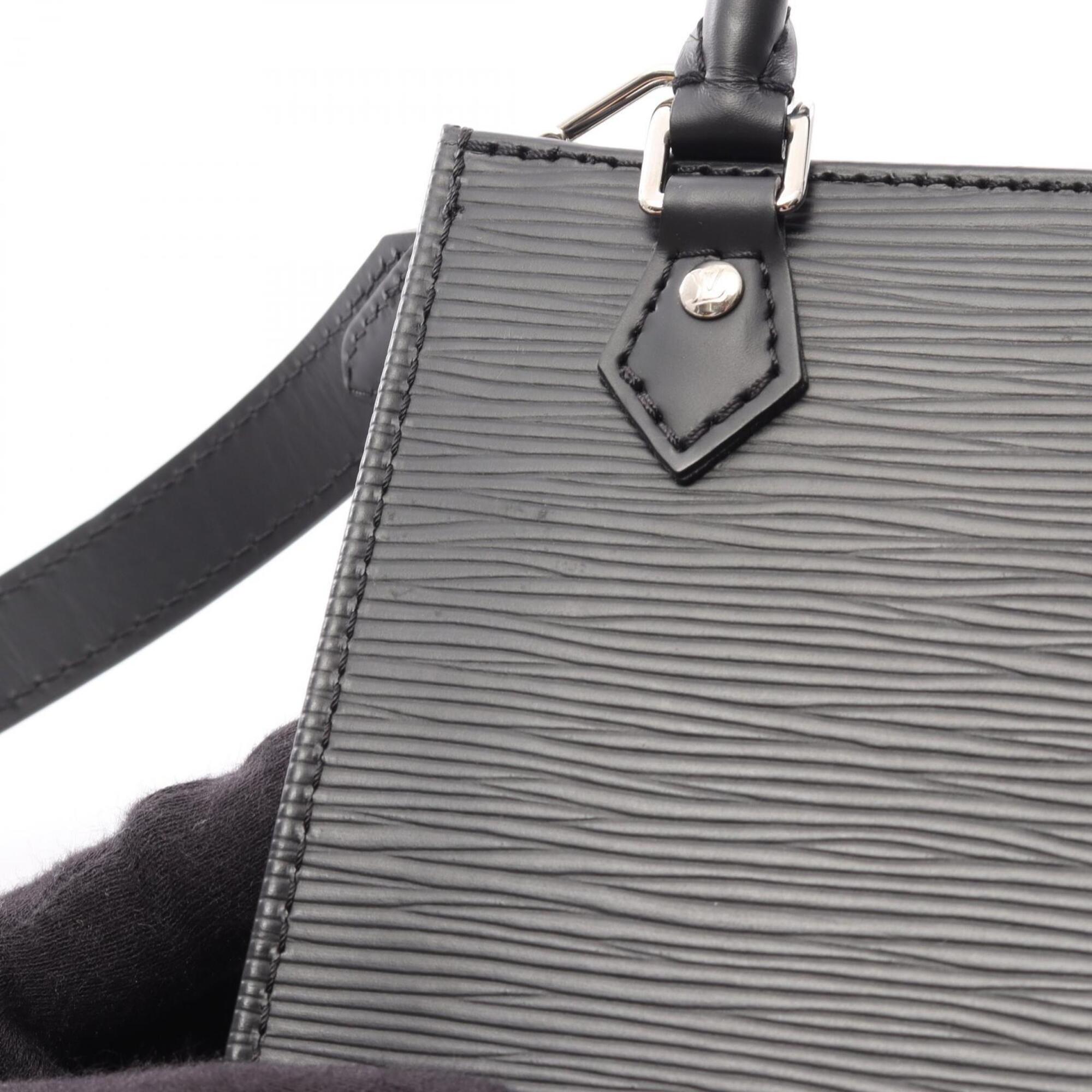 Louis Vuitton Black Epi Leather Handbag (Pre-Owned)