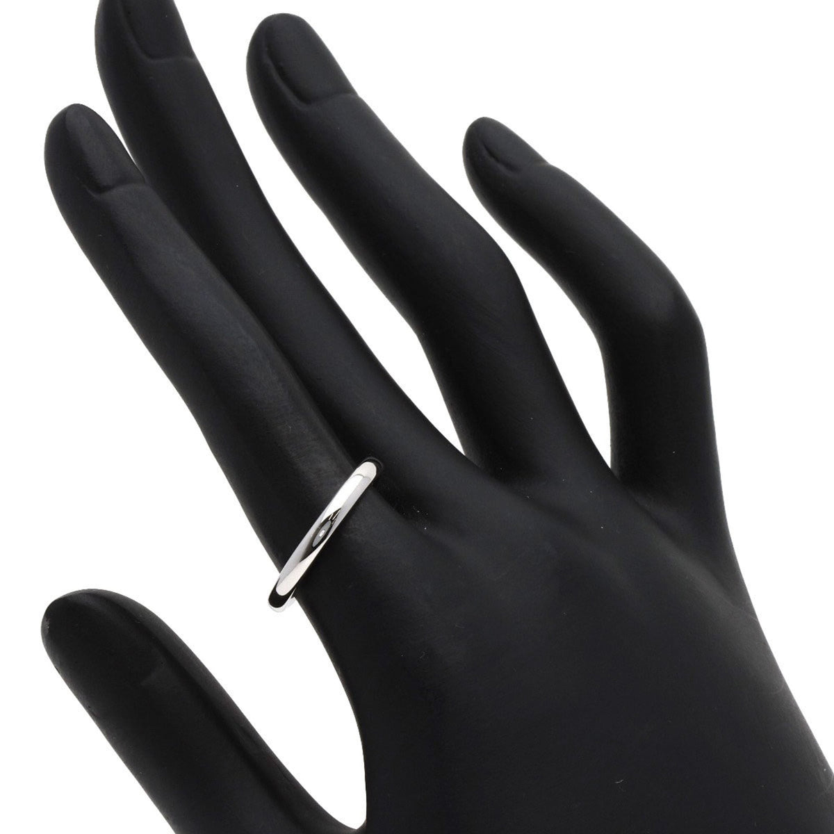Van Cleef & Arpels Platinum 950 Band Ring (Pre-Owned)