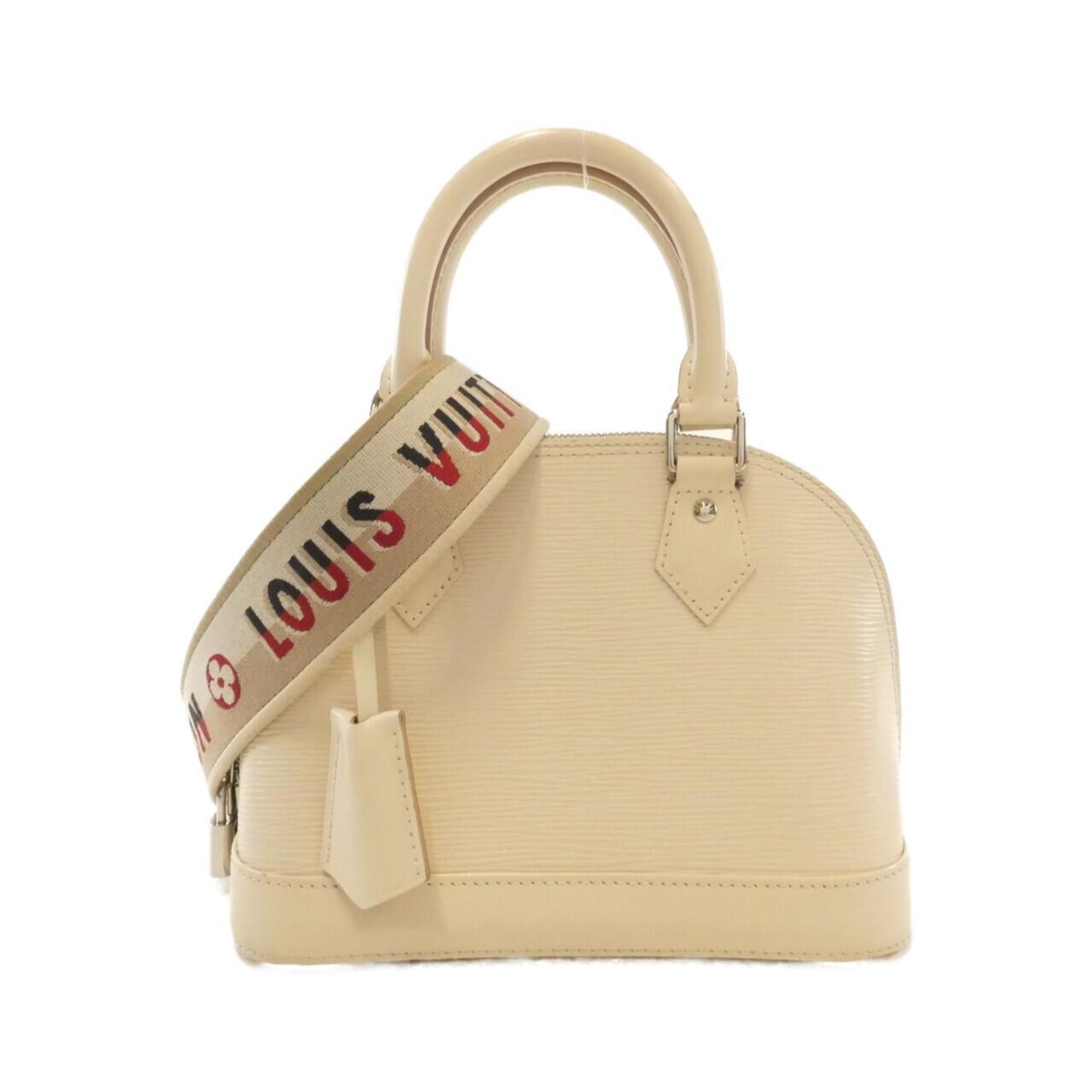 Louis Vuitton Beige Leather Handbag (Pre-Owned)