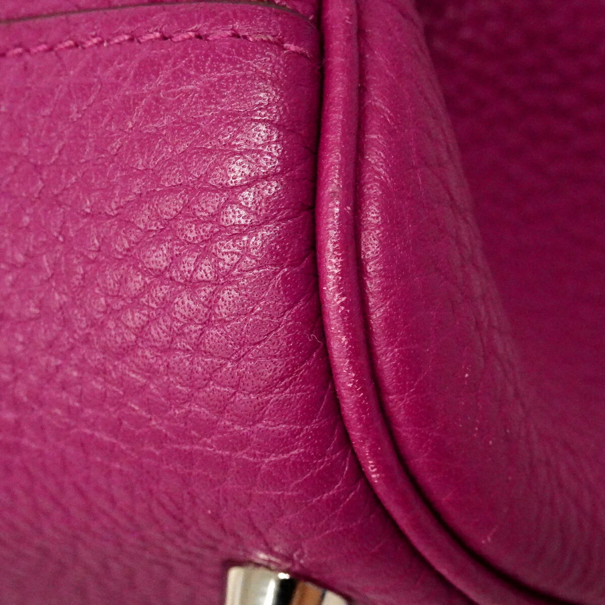 Hermes Tosca Taurillon Clemence Leather Handbag (Pre-Owned)