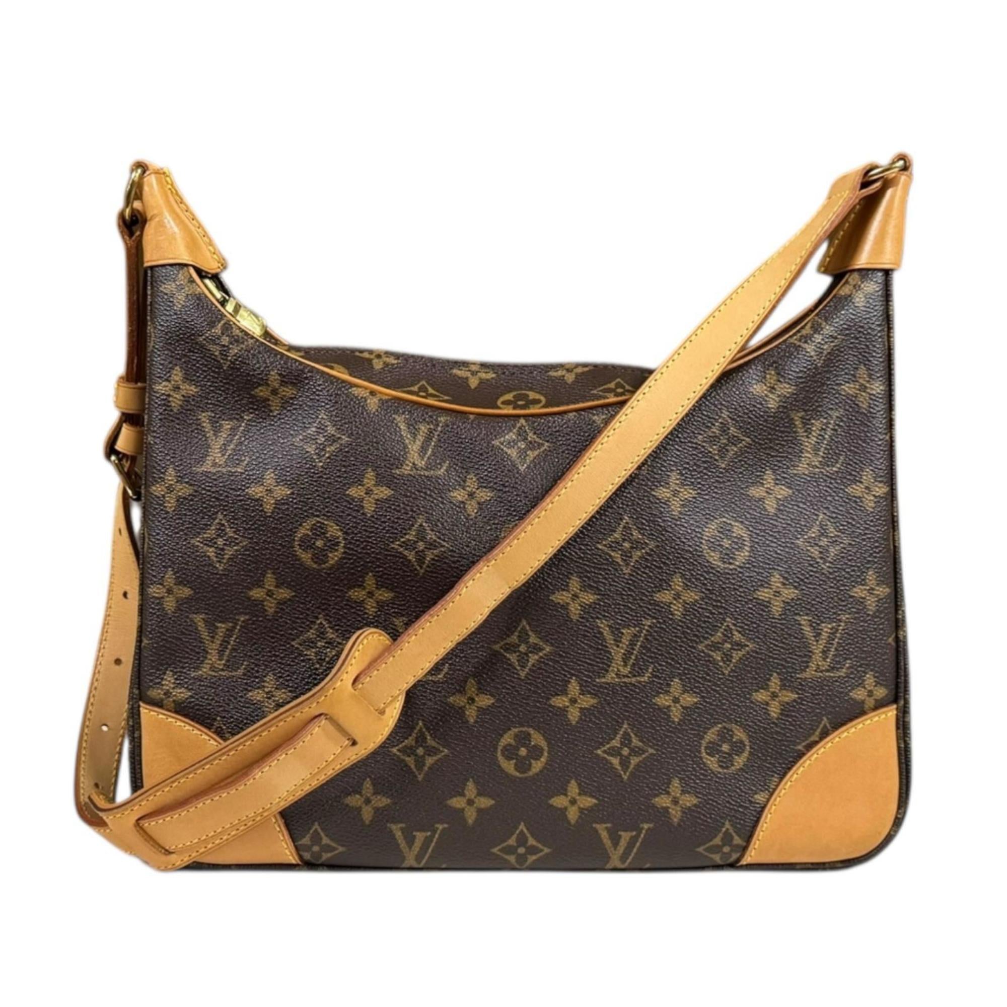 Louis Vuitton Brown Monogram Canvas Shoulder Bag (Pre-Owned)