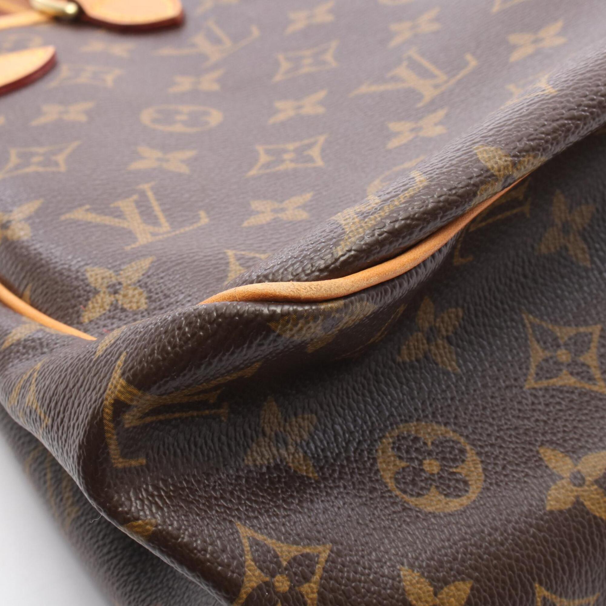 Louis Vuitton Brown Monogram Pvc Coated Canvas Leather Shoulder Bag (Pre-Owned)