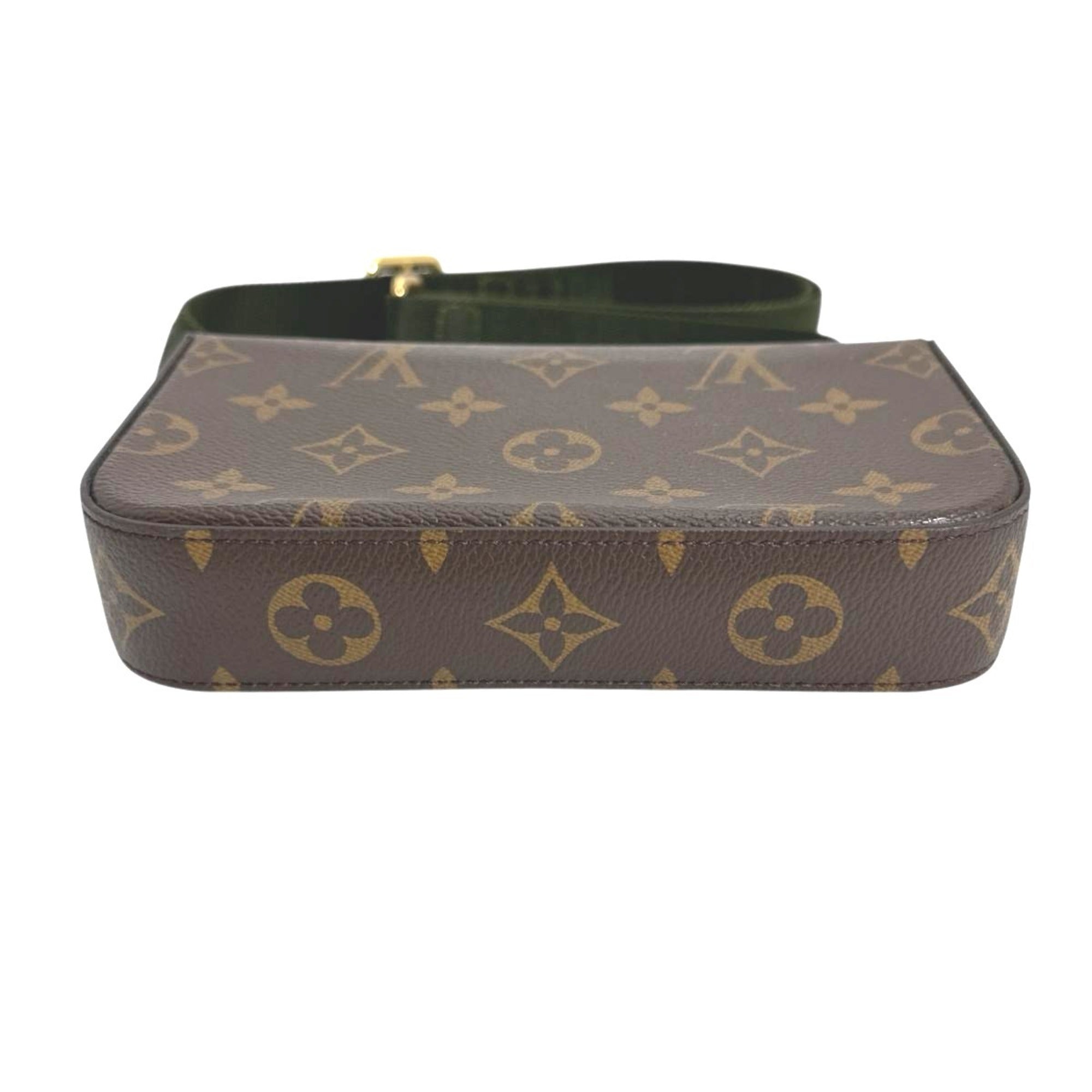 Louis Vuitton Brown Monogram Canvas Pochette Shoulder Bag (Pre-Owned)